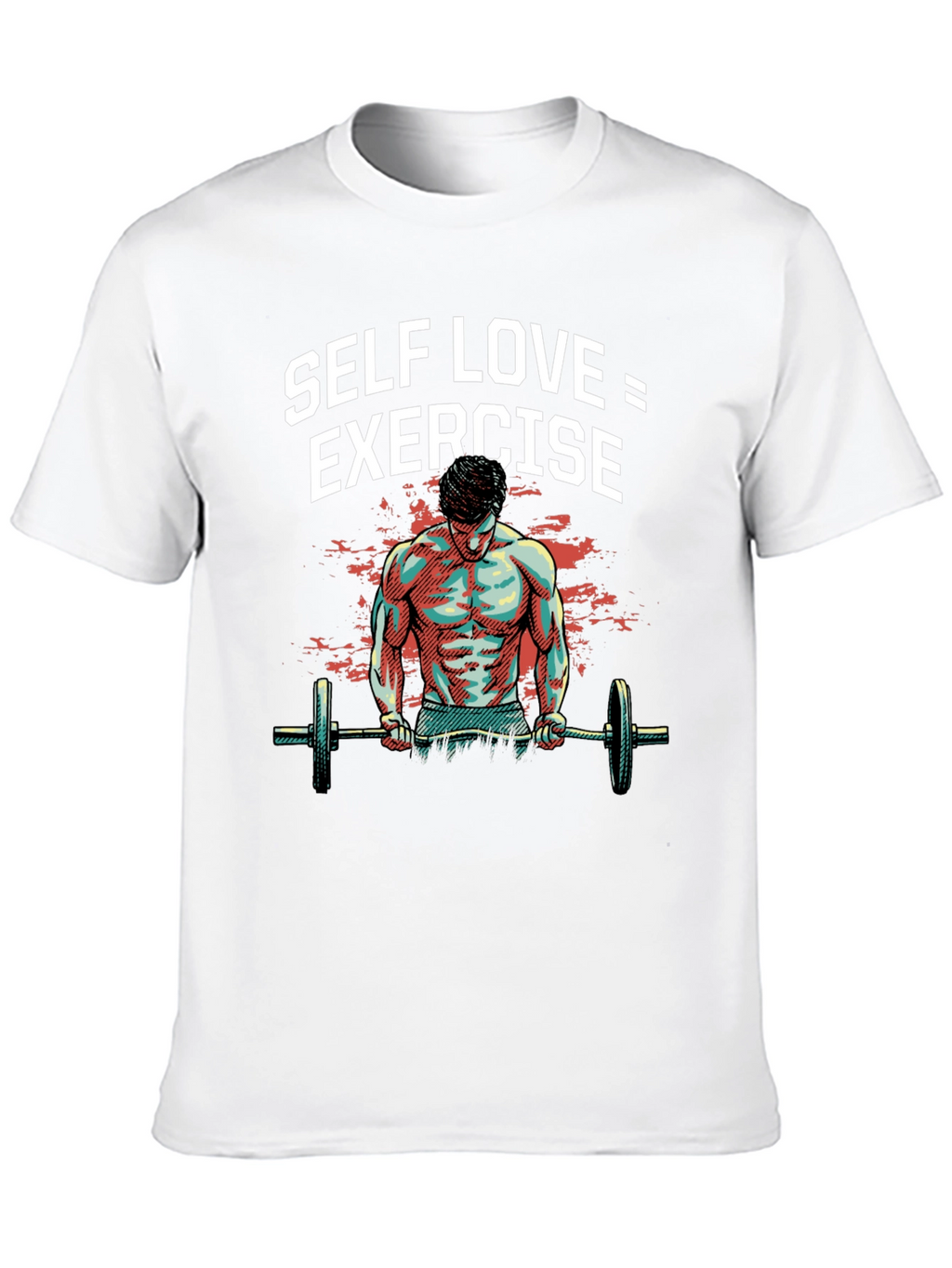 Self Love Exercise Graphic Tee Black