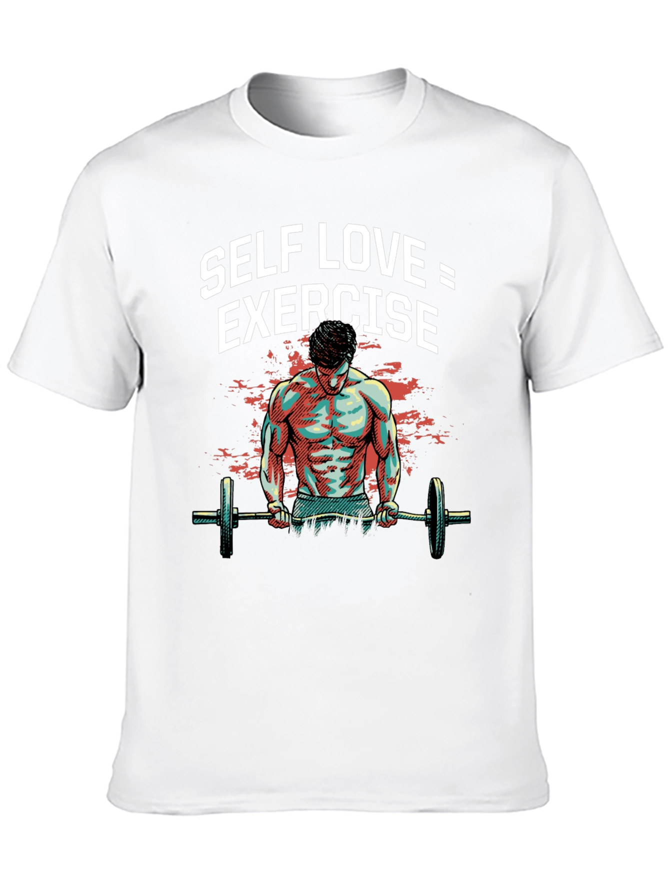 Self Love Exercise Graphic Tee Black