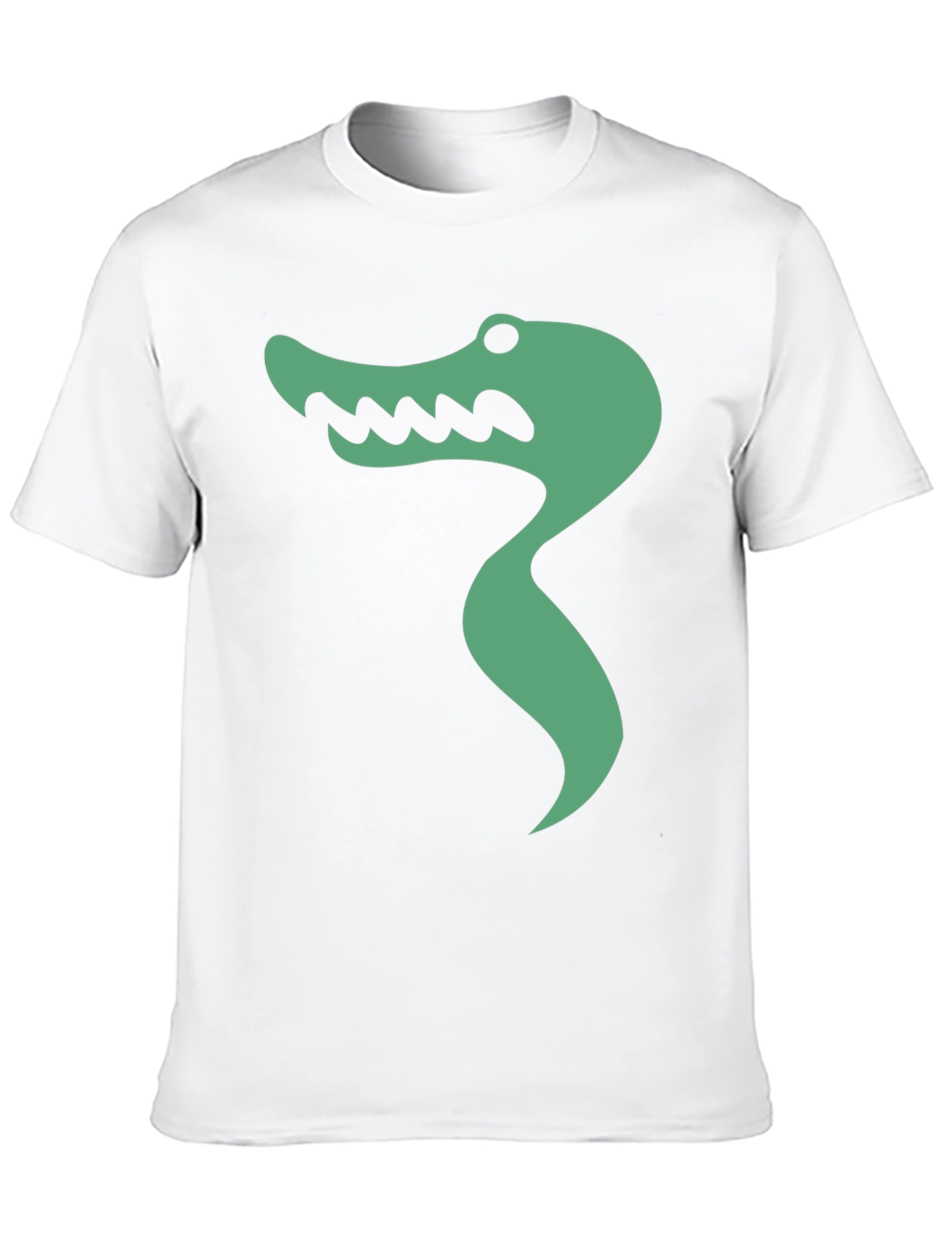 Cartoon Alligator Graphic T-Shirt