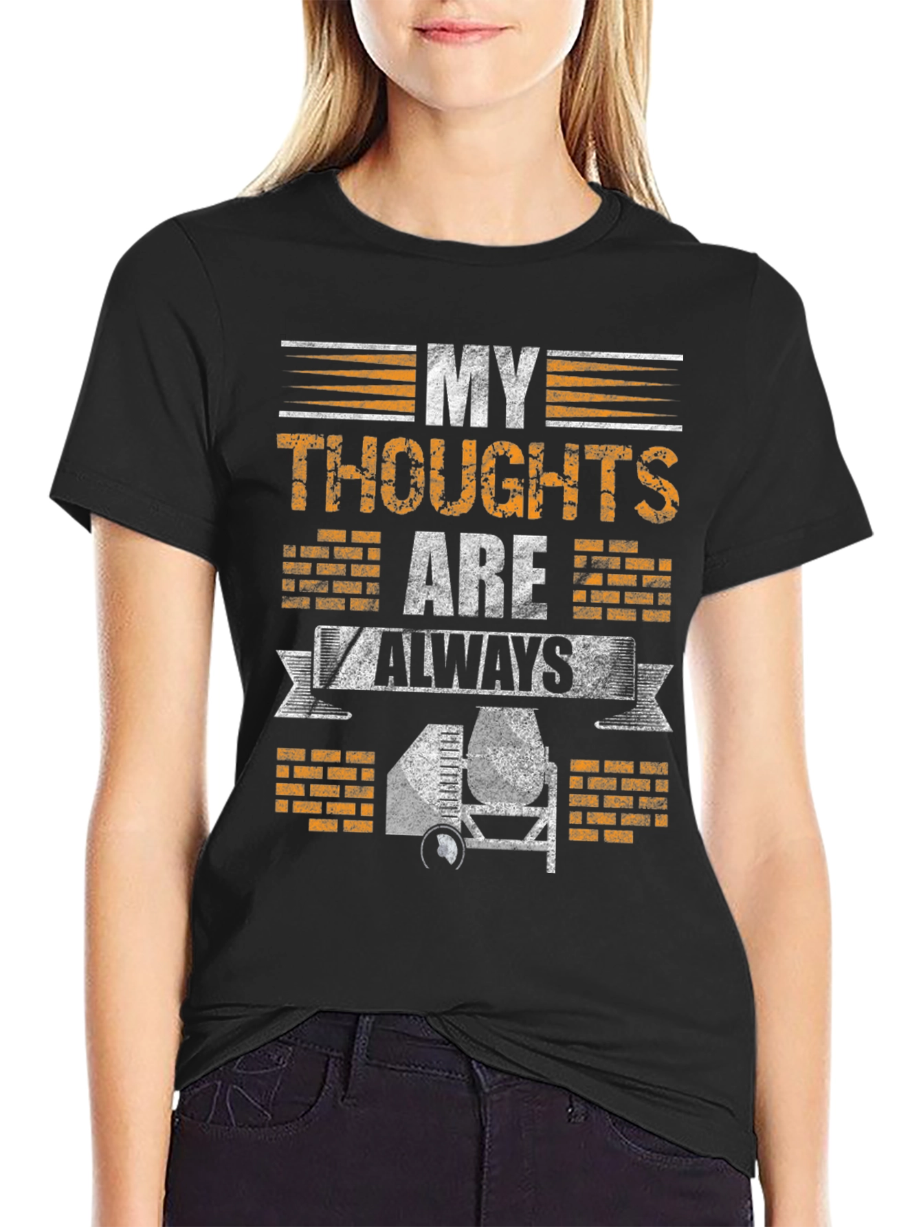 Construction Worker Humor T-Shirt: Always on the Job