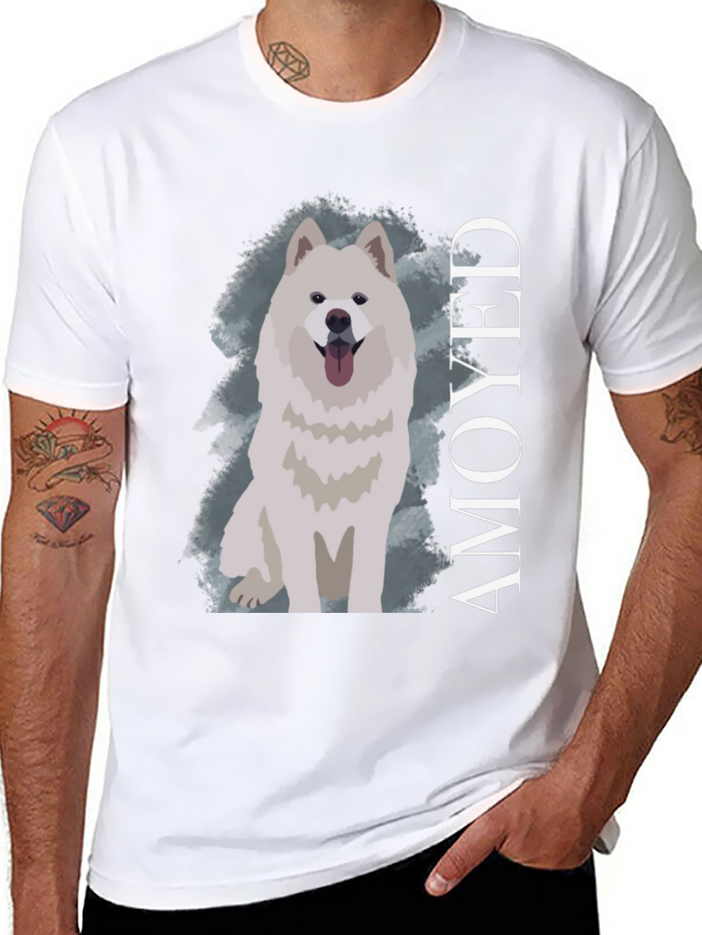 Samoyed Dog Graphic Tee - Cute Pet Lover T-Shirt
