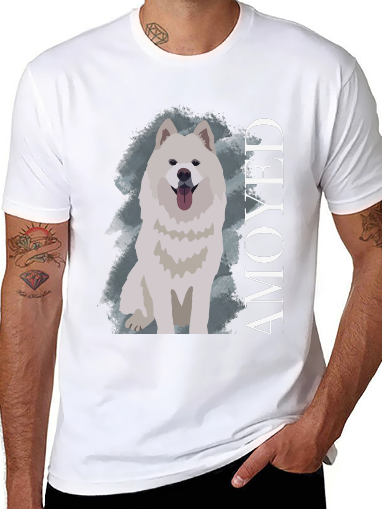 Samoyed Dog Graphic Tee - Cute Pet Lover T-Shirt