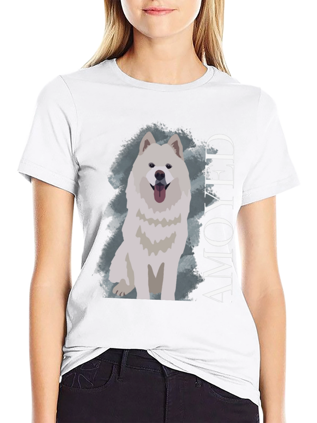 Samoyed Dog Graphic Tee - Cute Pet Lover T-Shirt