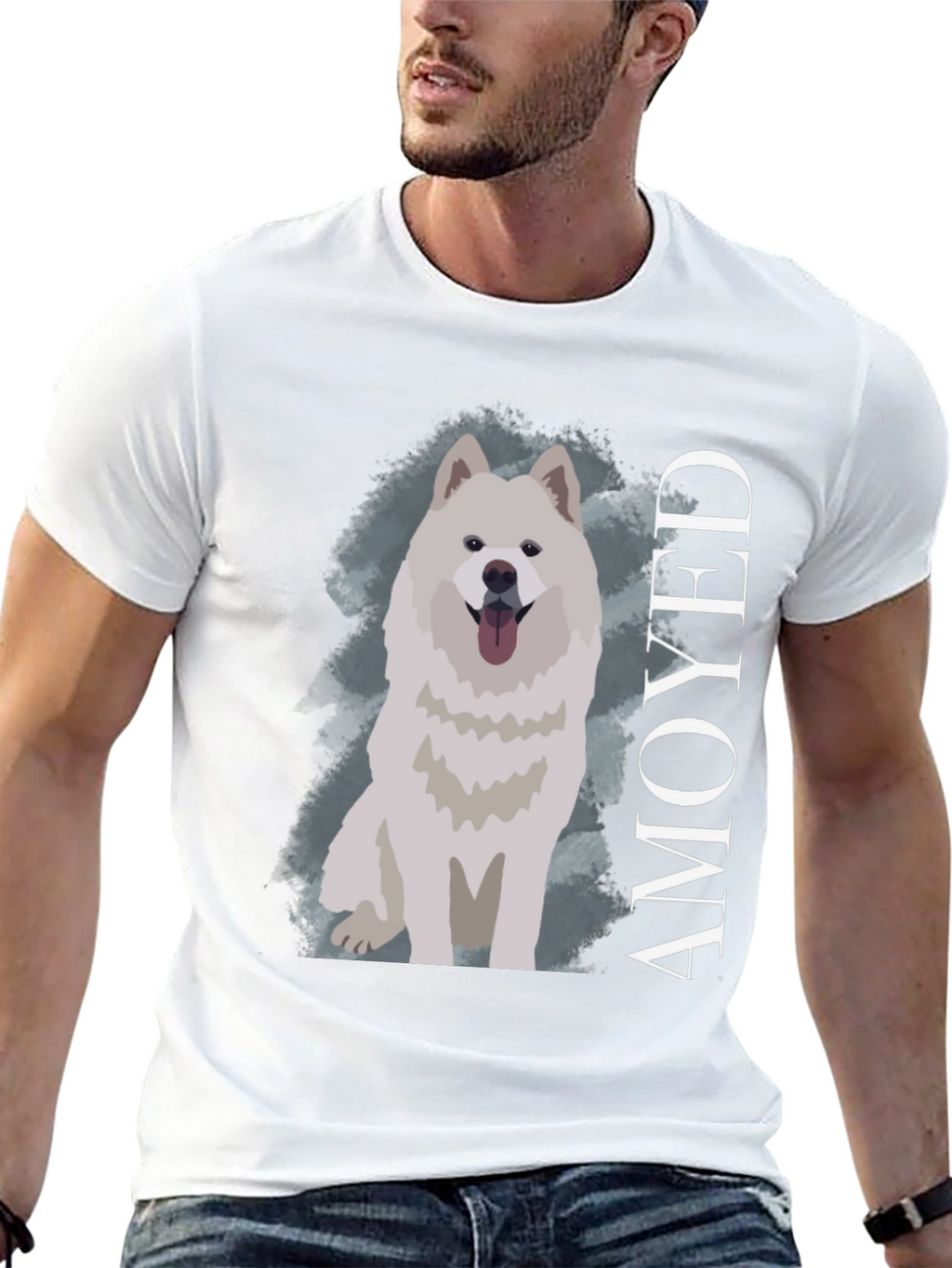 Samoyed Dog Graphic Tee - Cute Pet Lover T-Shirt