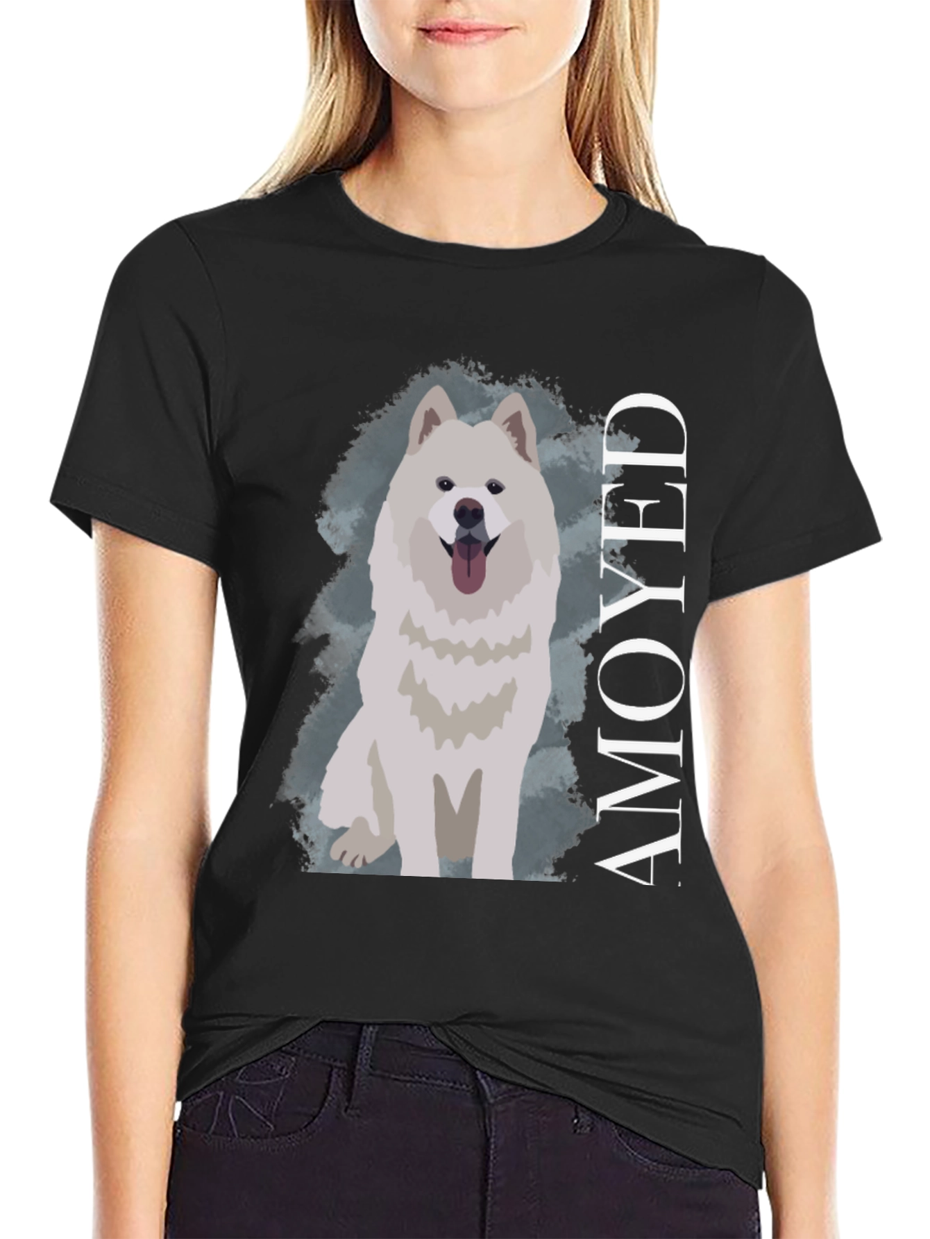 Samoyed Dog Graphic Tee - Cute Pet Lover T-Shirt