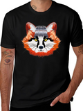 Cool Fox Graphic Tee - Black Unisex T-Shirt