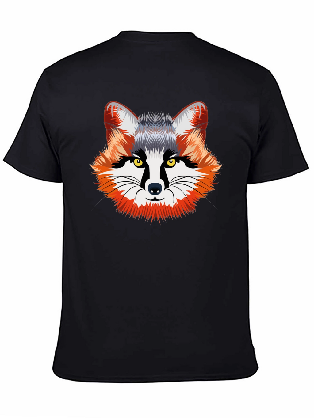 Cool Fox Graphic Tee - Black Unisex T-Shirt