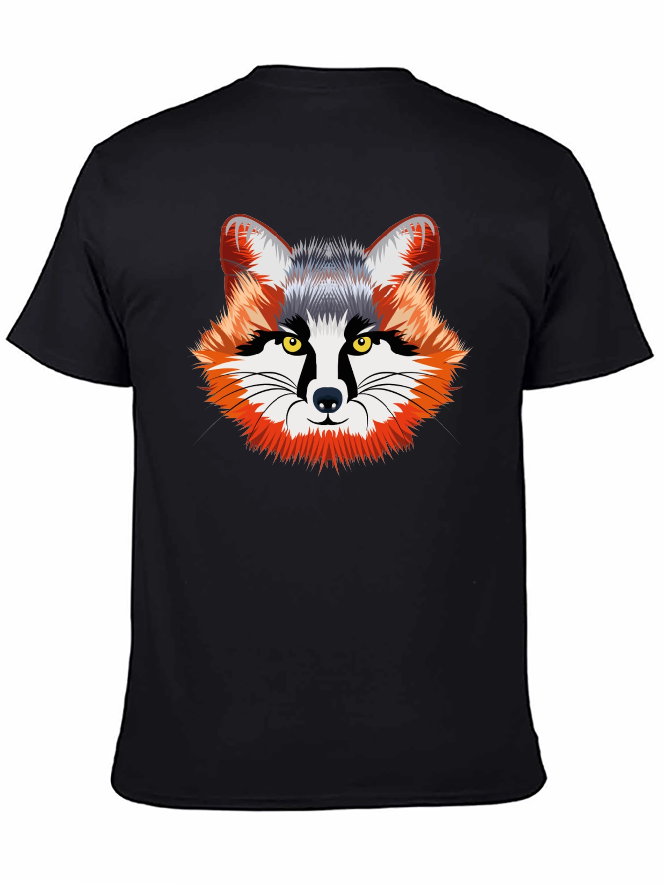 Cool Fox Graphic Tee - Black Unisex T-Shirt