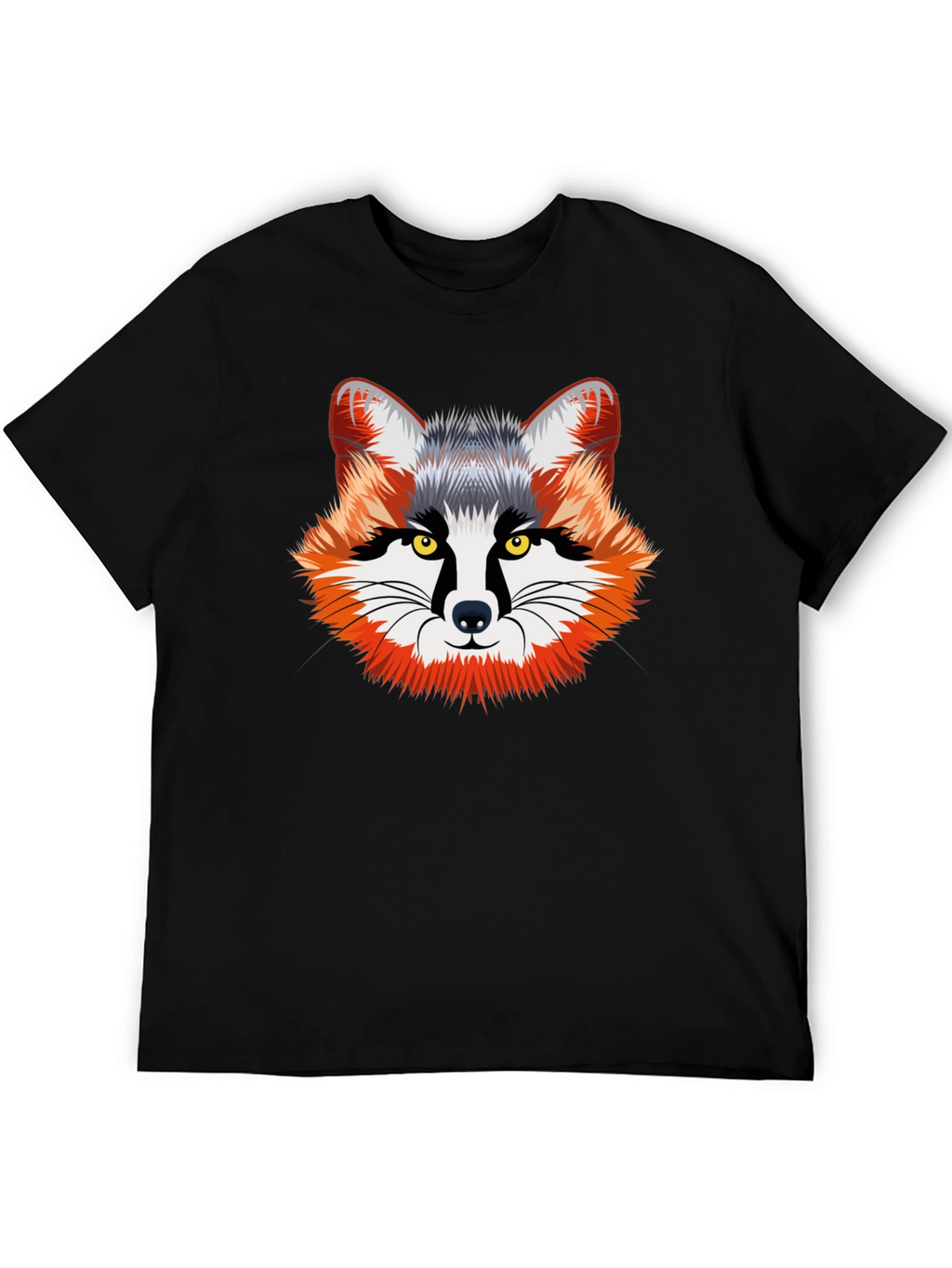 Cool Fox Graphic Tee - Black Unisex T-Shirt