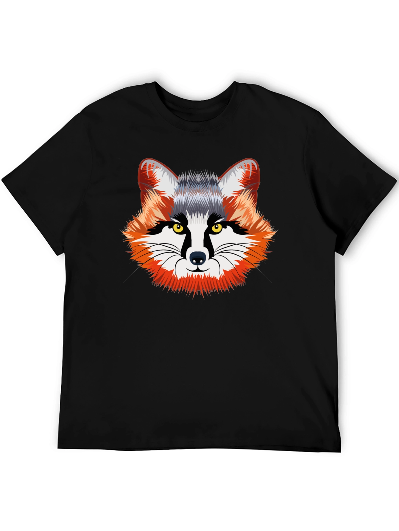 Cool Fox Graphic Tee - Black Unisex T-Shirt