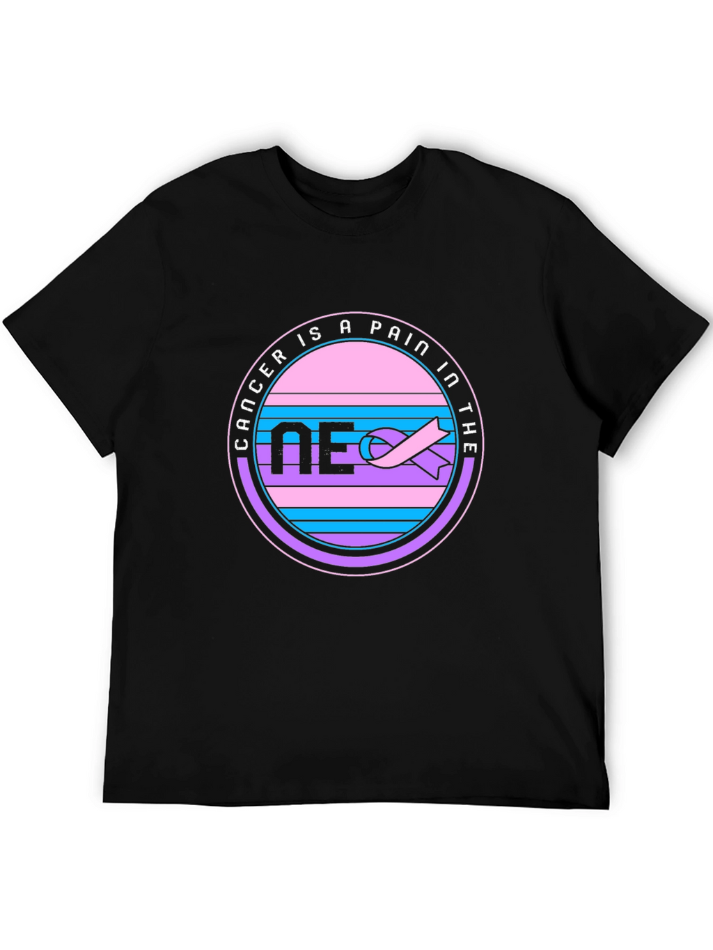Cancer Pain Awareness Black T-Shirt