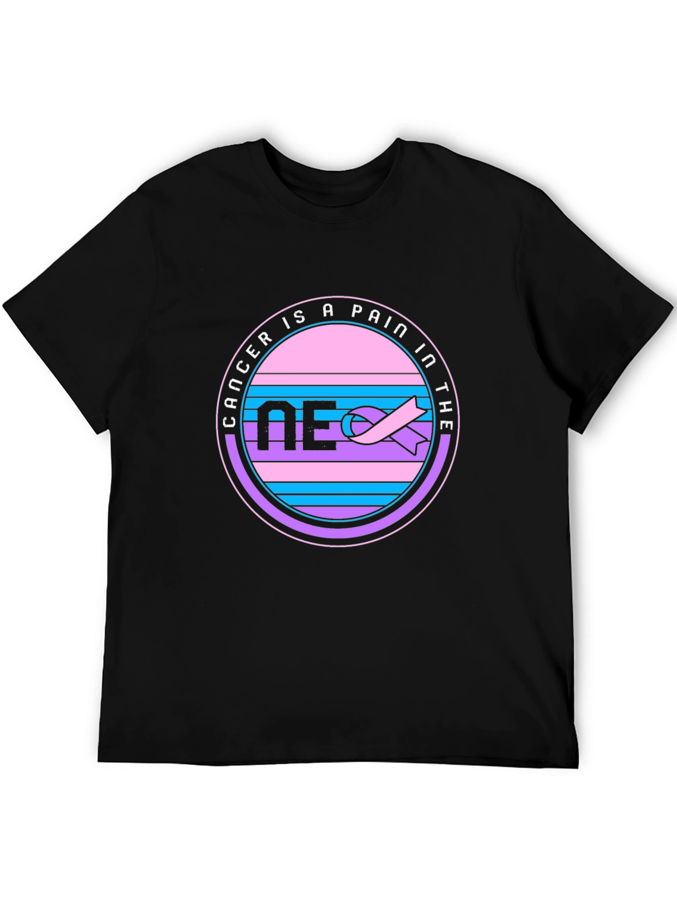 Cancer Pain Awareness Black T-Shirt