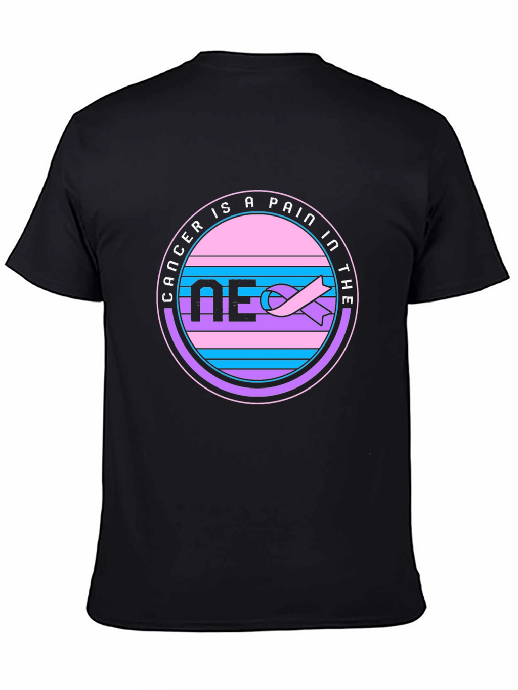 Cancer Pain Awareness Black T-Shirt