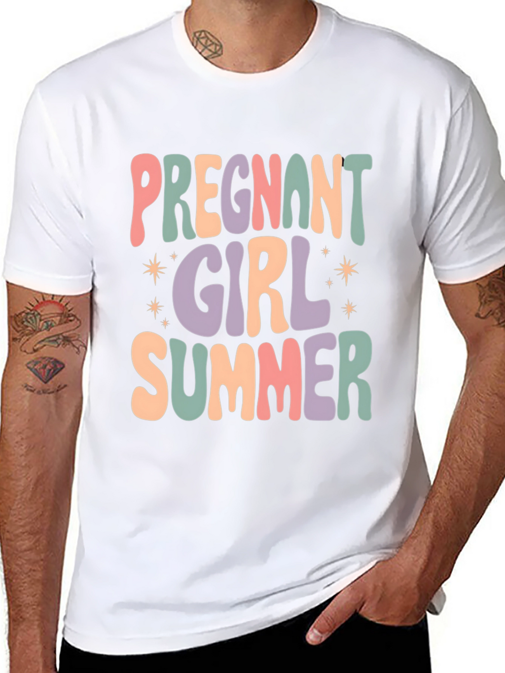 Pregnant Girl Summer T-Shirt