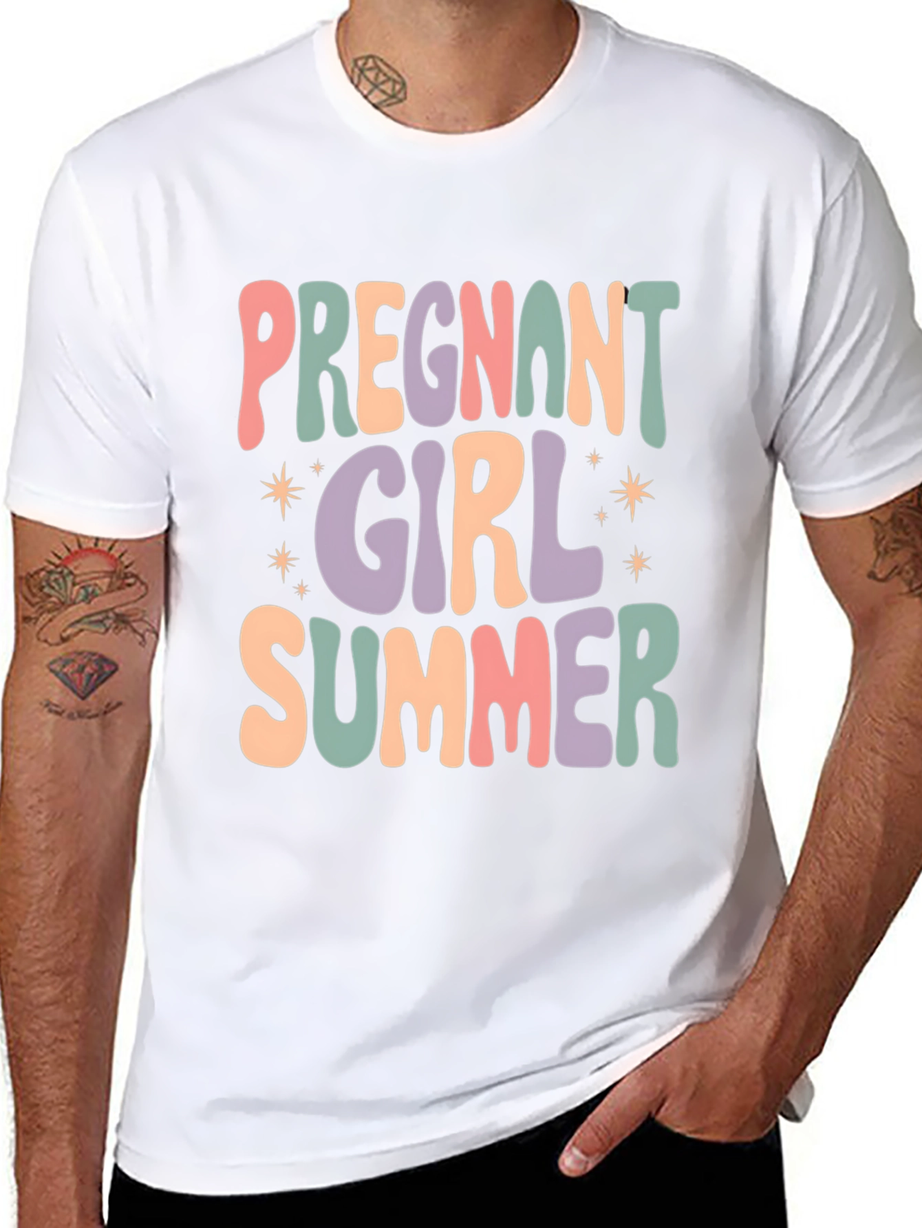 Pregnant Girl Summer T-Shirt