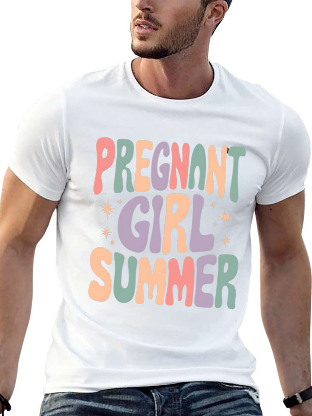 Pregnant Girl Summer T-Shirt
