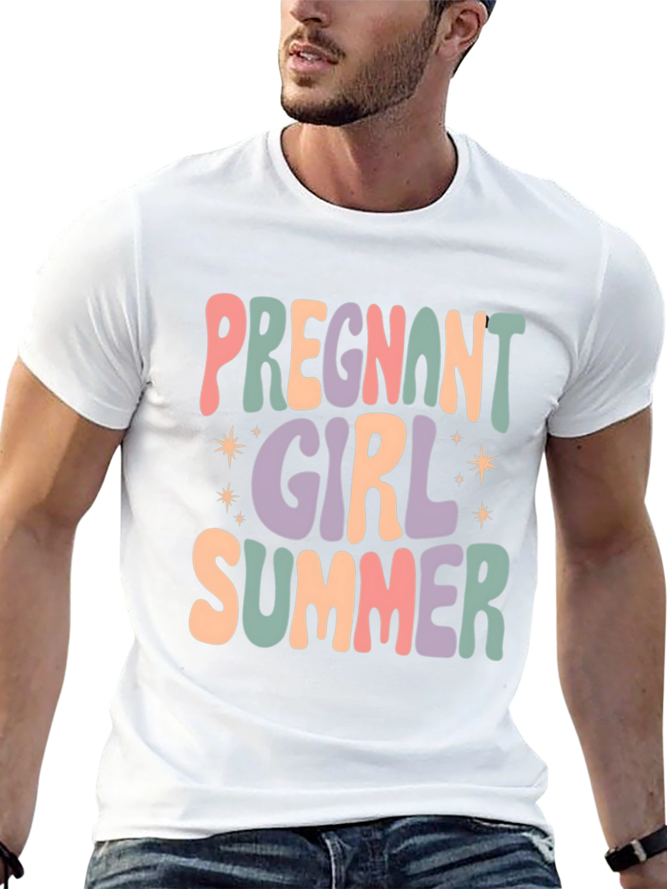 Pregnant Girl Summer T-Shirt