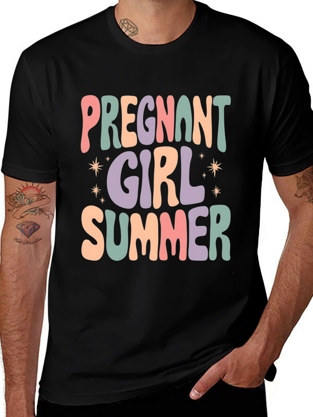 Pregnant Girl Summer T-Shirt