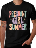 Pregnant Girl Summer T-Shirt