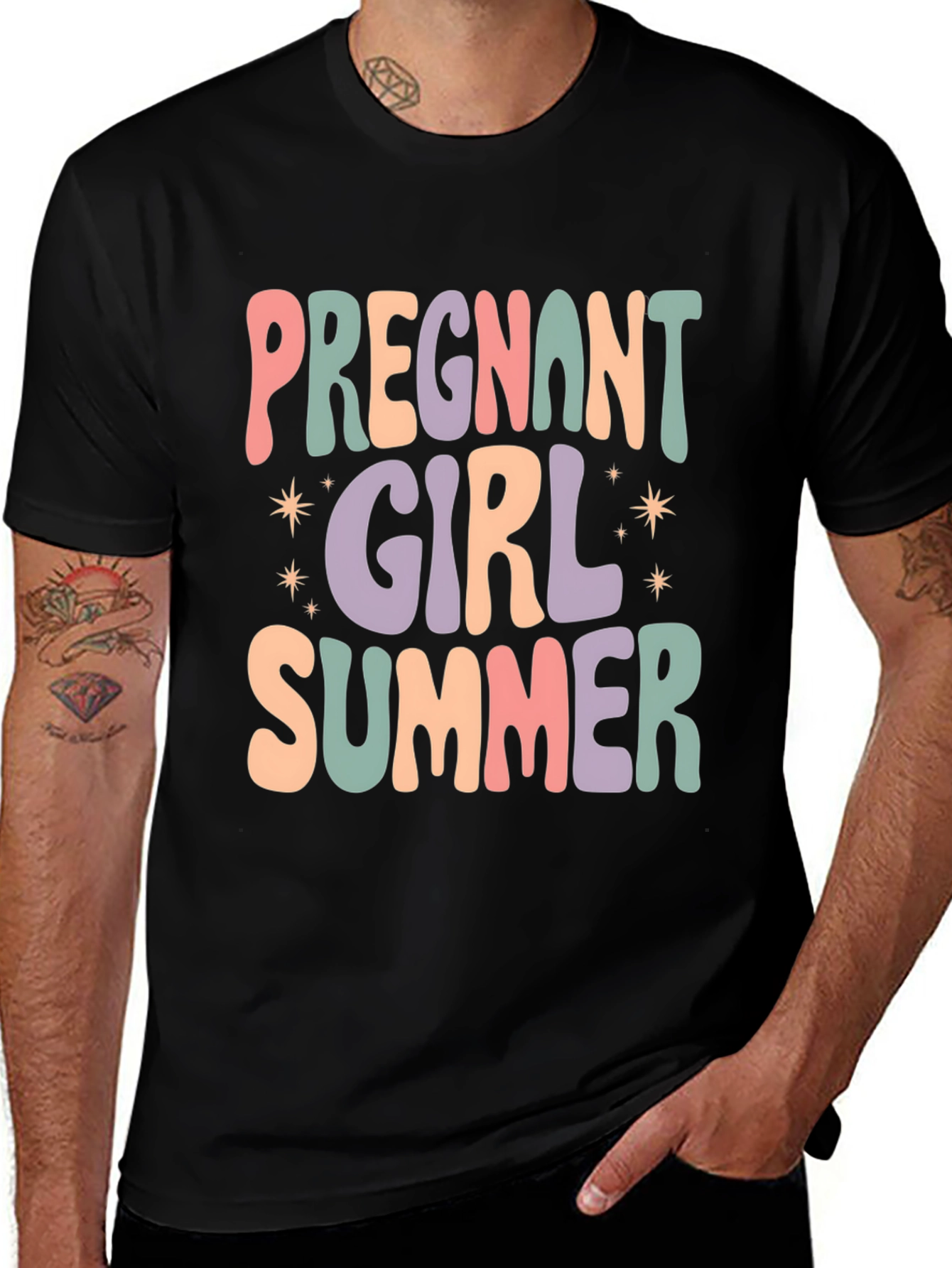 Pregnant Girl Summer T-Shirt