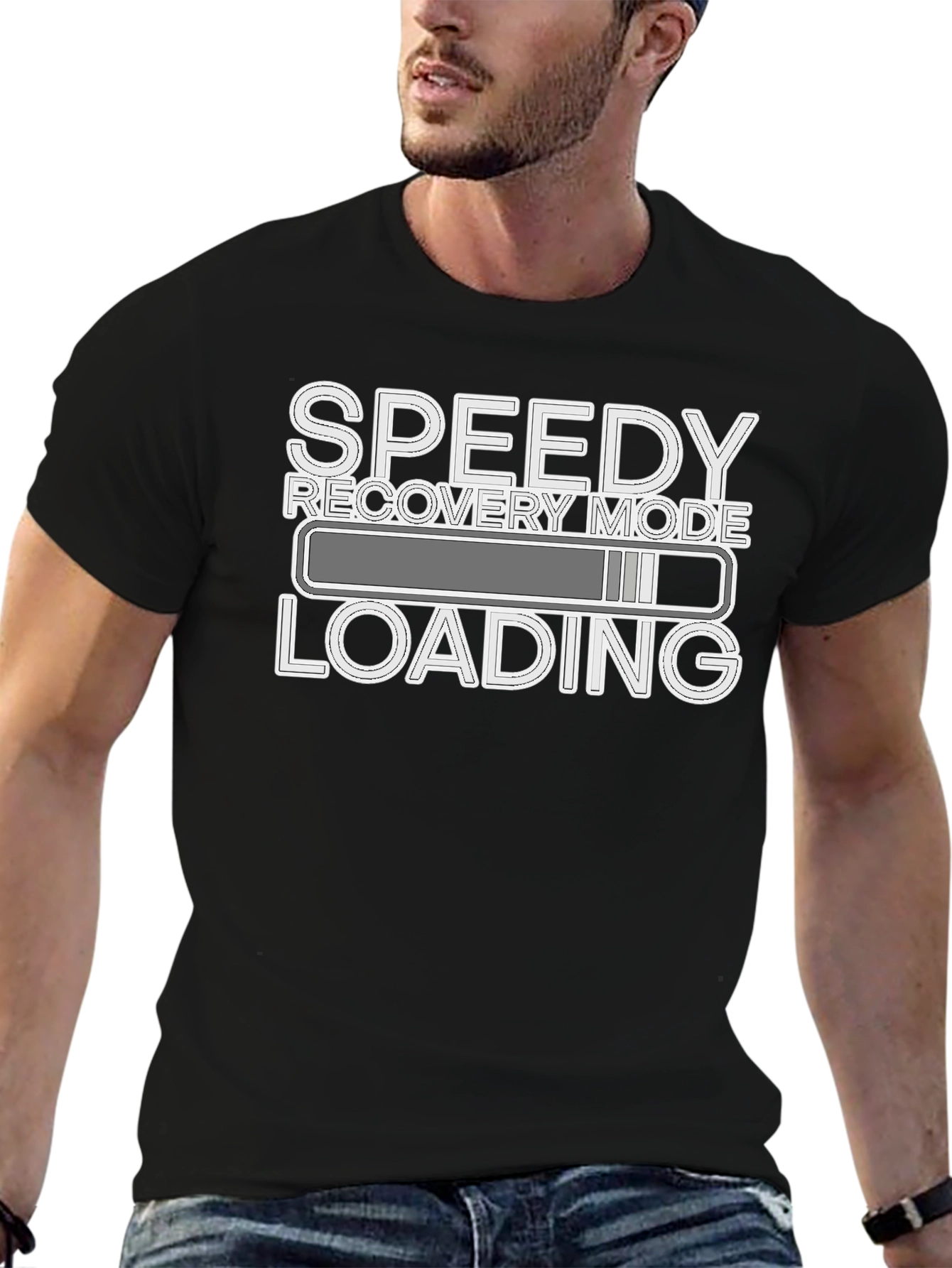 Speedy Recovery Mode Loading Graphic Tee