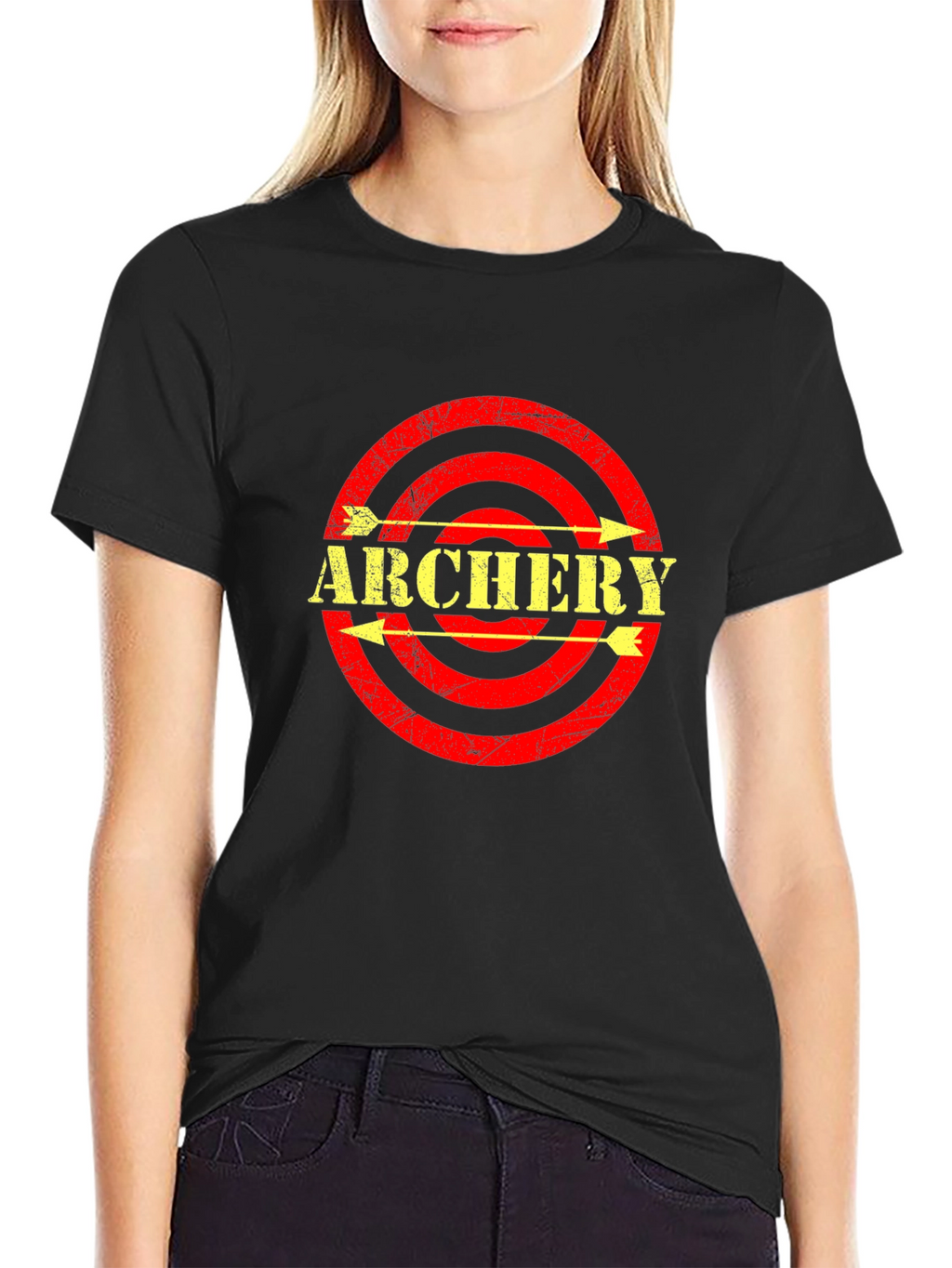 Archery Arrows Target T-Shirt - Black