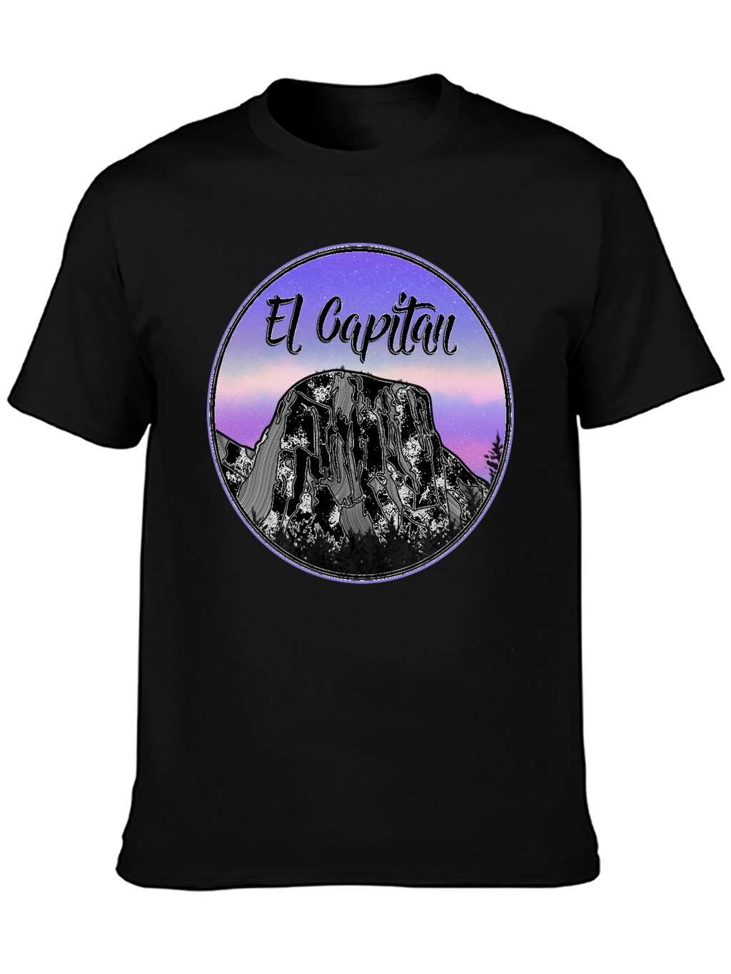 El Capitan Graphic T-Shirt - Black Cotton Tee