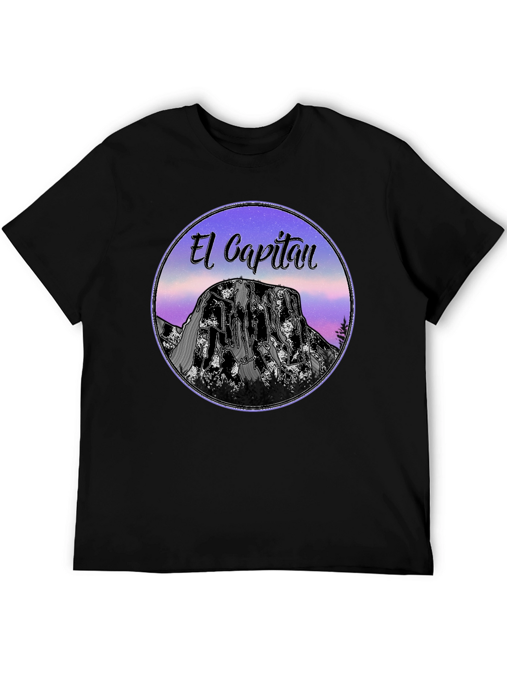 El Capitan Graphic T-Shirt - Black Cotton Tee