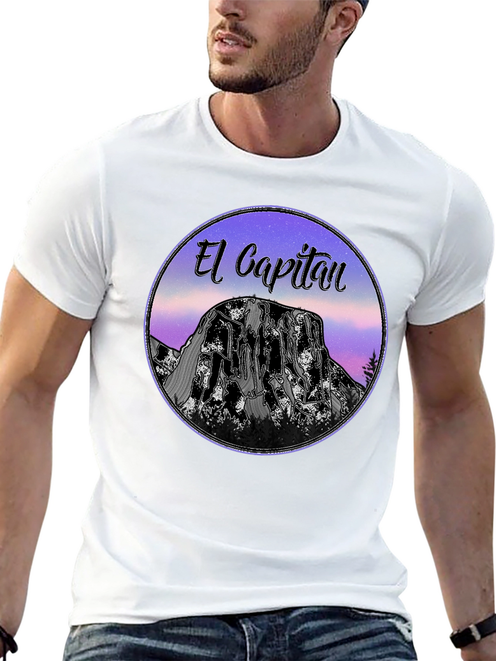El Capitan Graphic T-Shirt - Black Cotton Tee