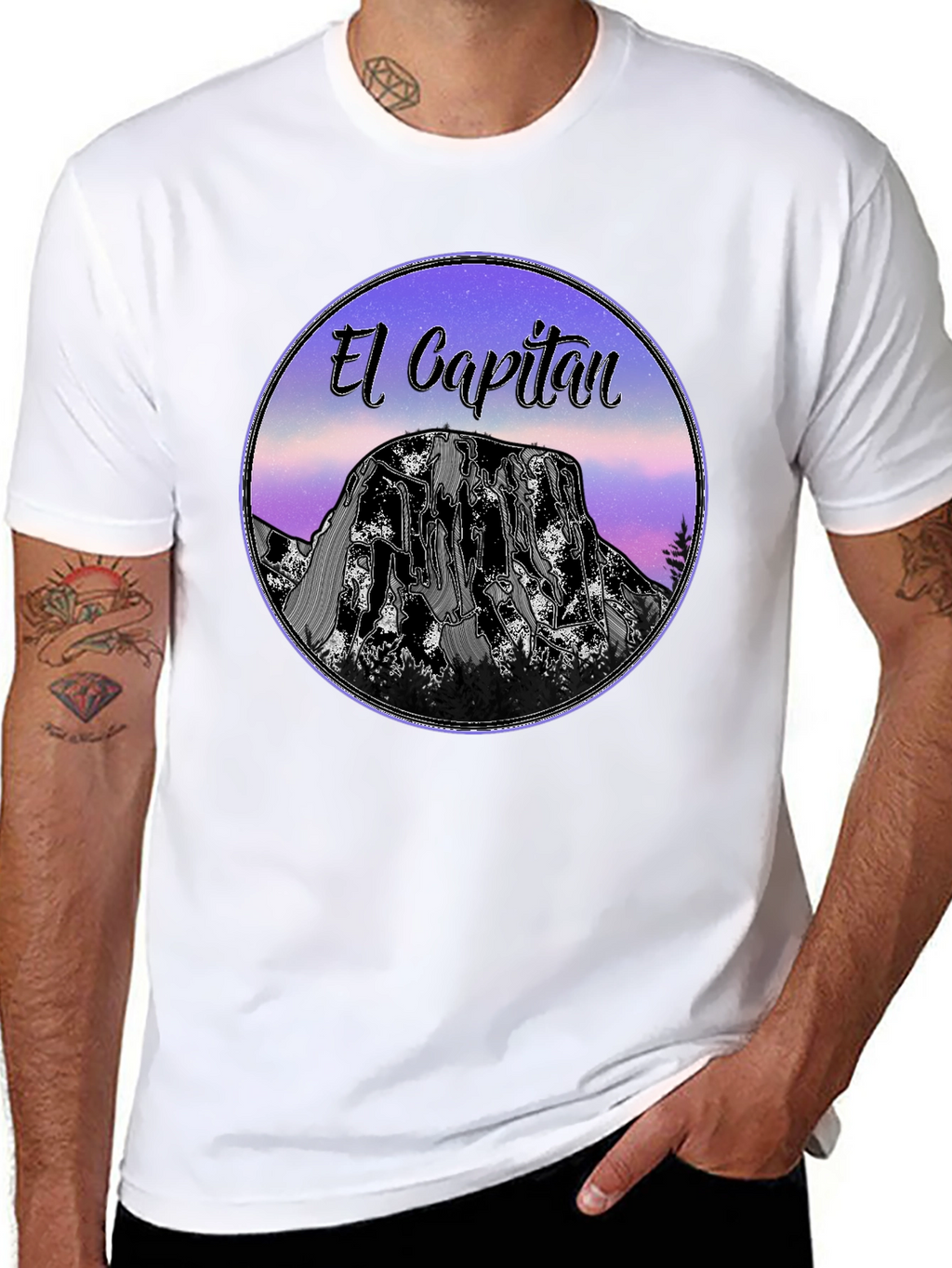 El Capitan Graphic T-Shirt - Black Cotton Tee