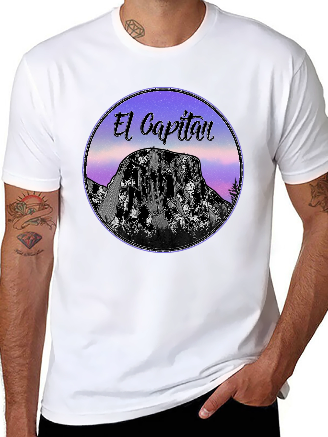 El Capitan Graphic T-Shirt - Black Cotton Tee