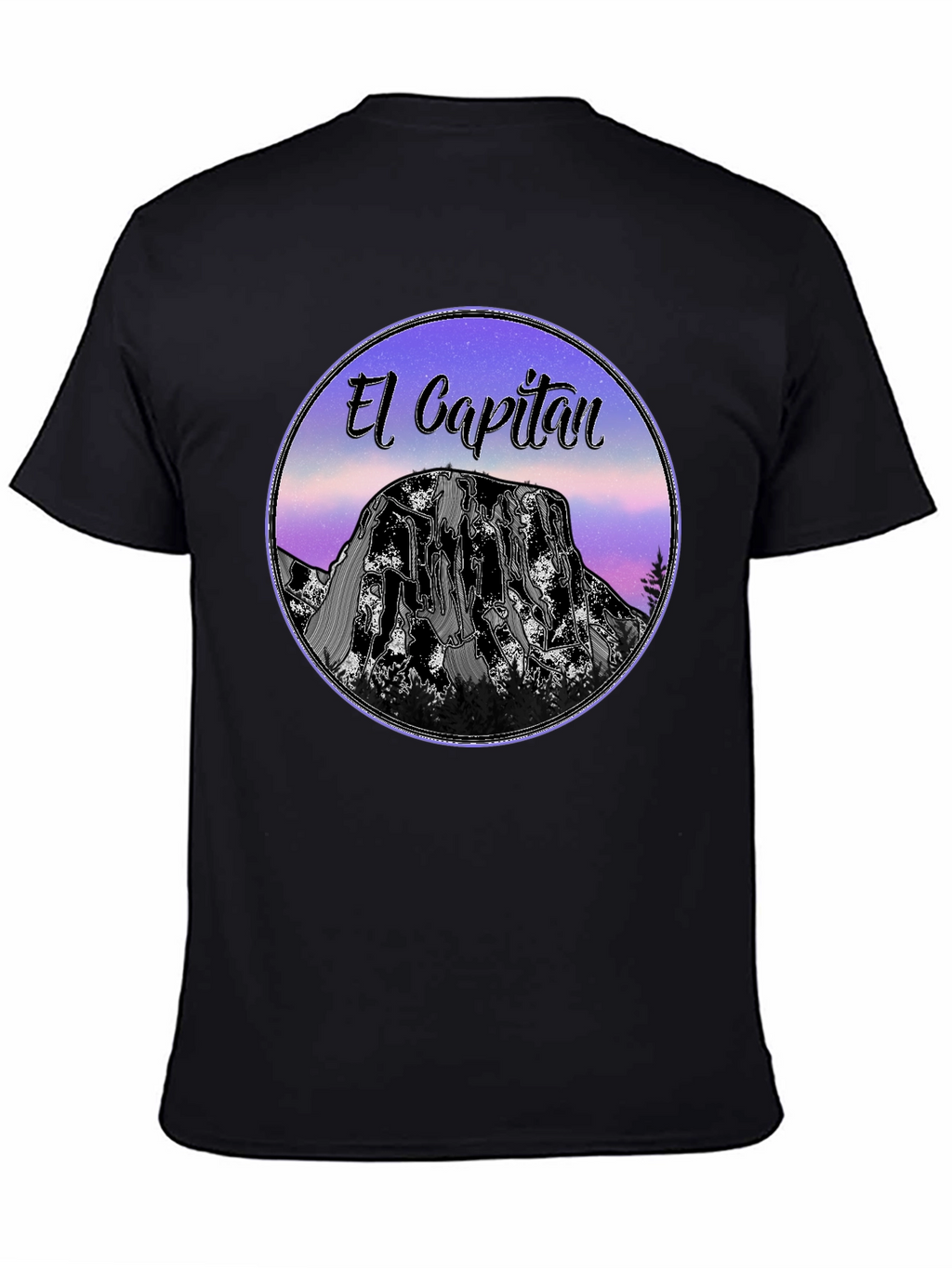 El Capitan Graphic T-Shirt - Black Cotton Tee
