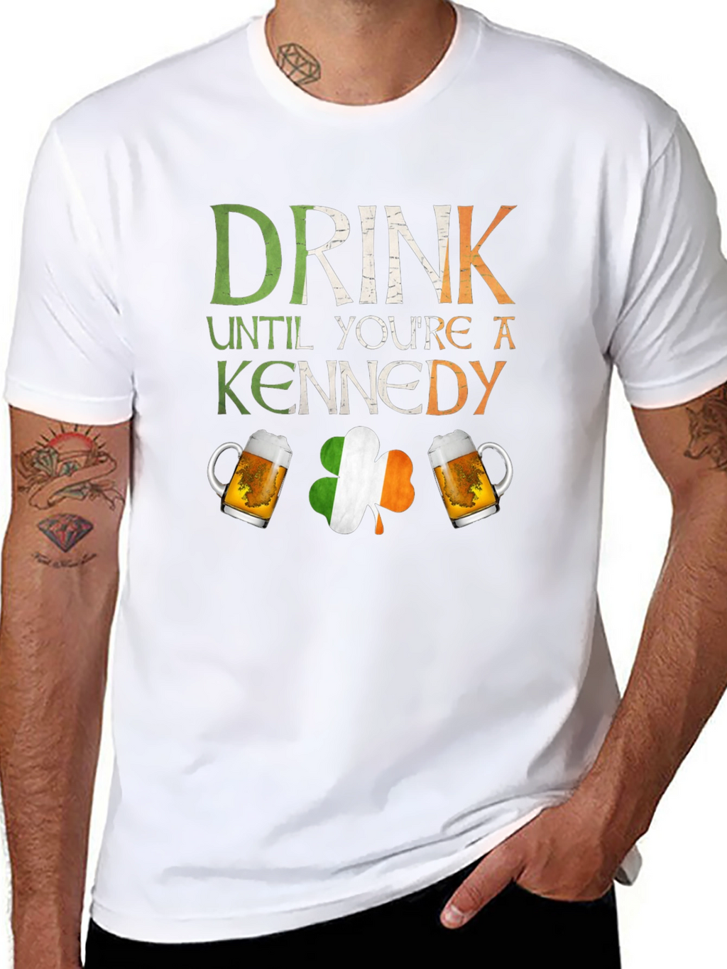 St. Patricks Day Irish Drink Kennedy T-Shirt