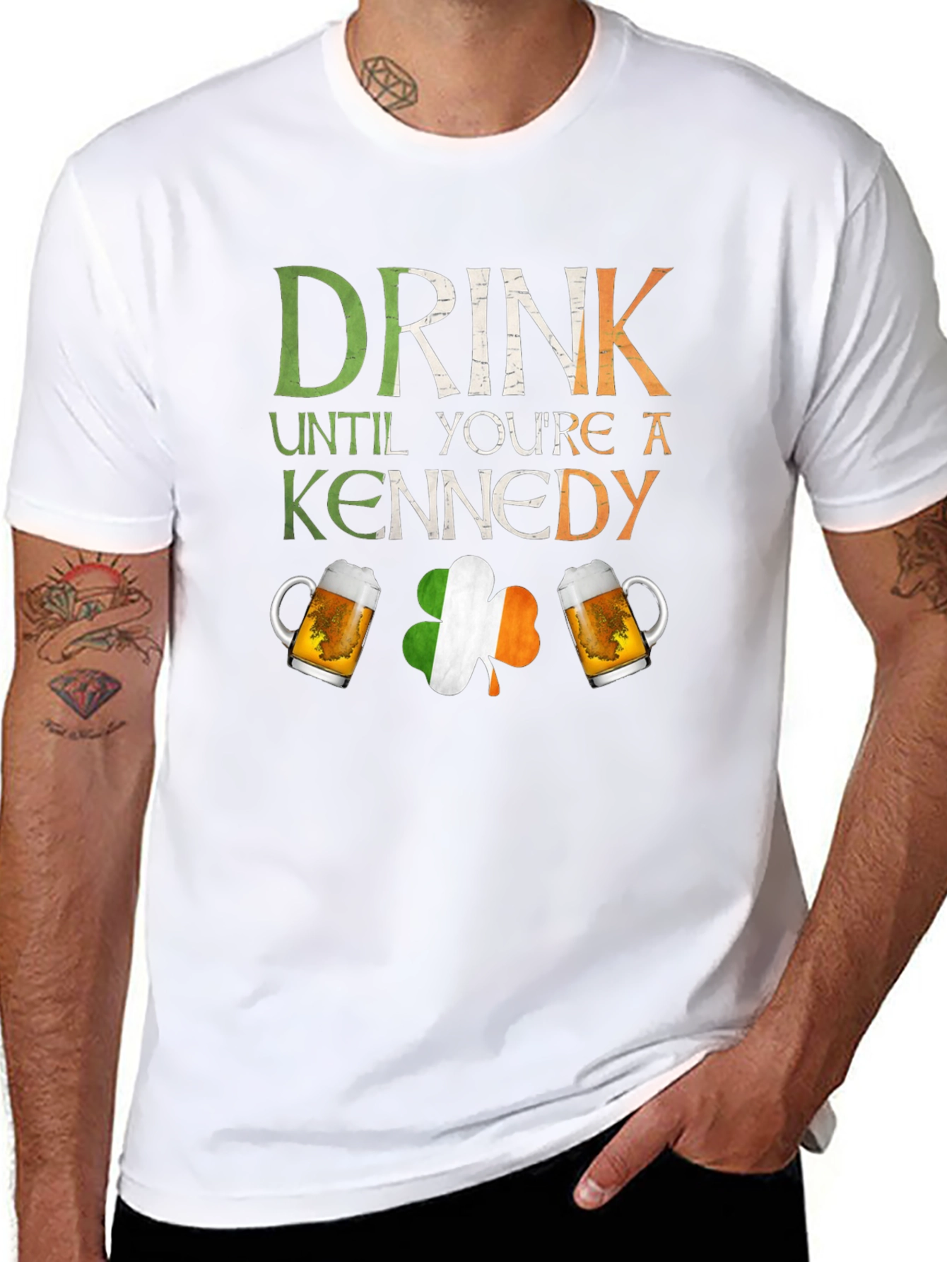 St. Patricks Day Irish Drink Kennedy T-Shirt