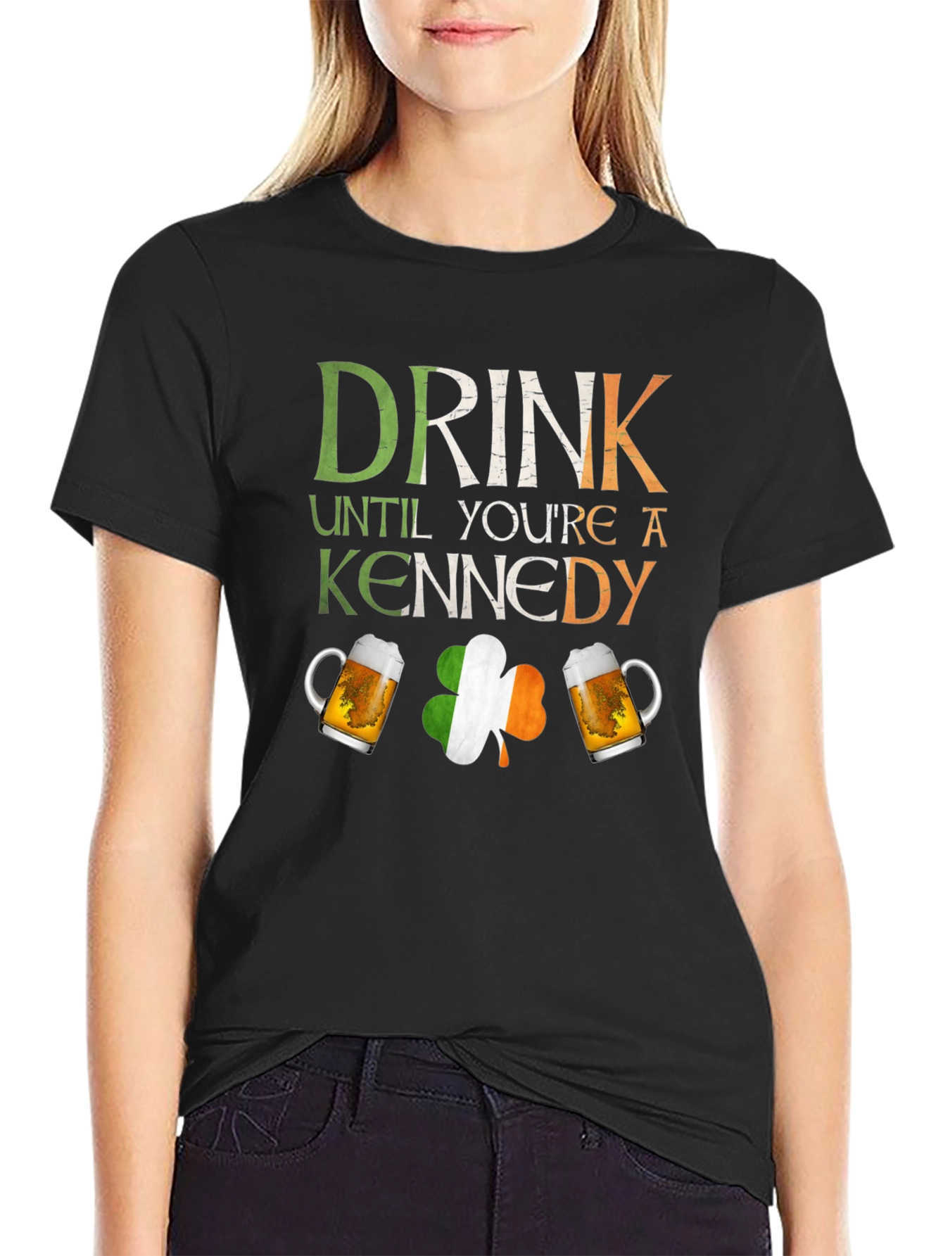 St. Patricks Day Irish Drink Kennedy T-Shirt
