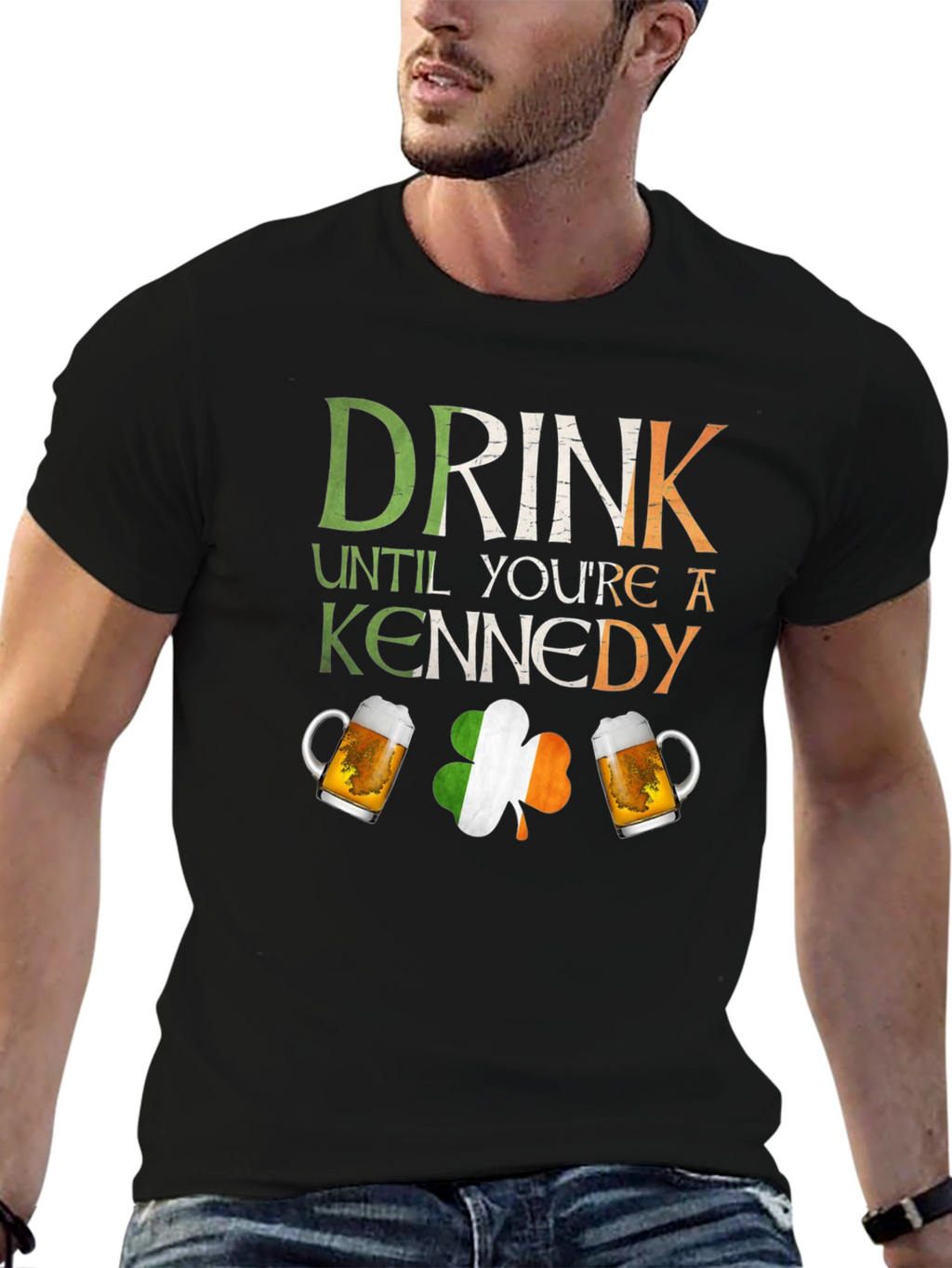 St. Patricks Day Irish Drink Kennedy T-Shirt