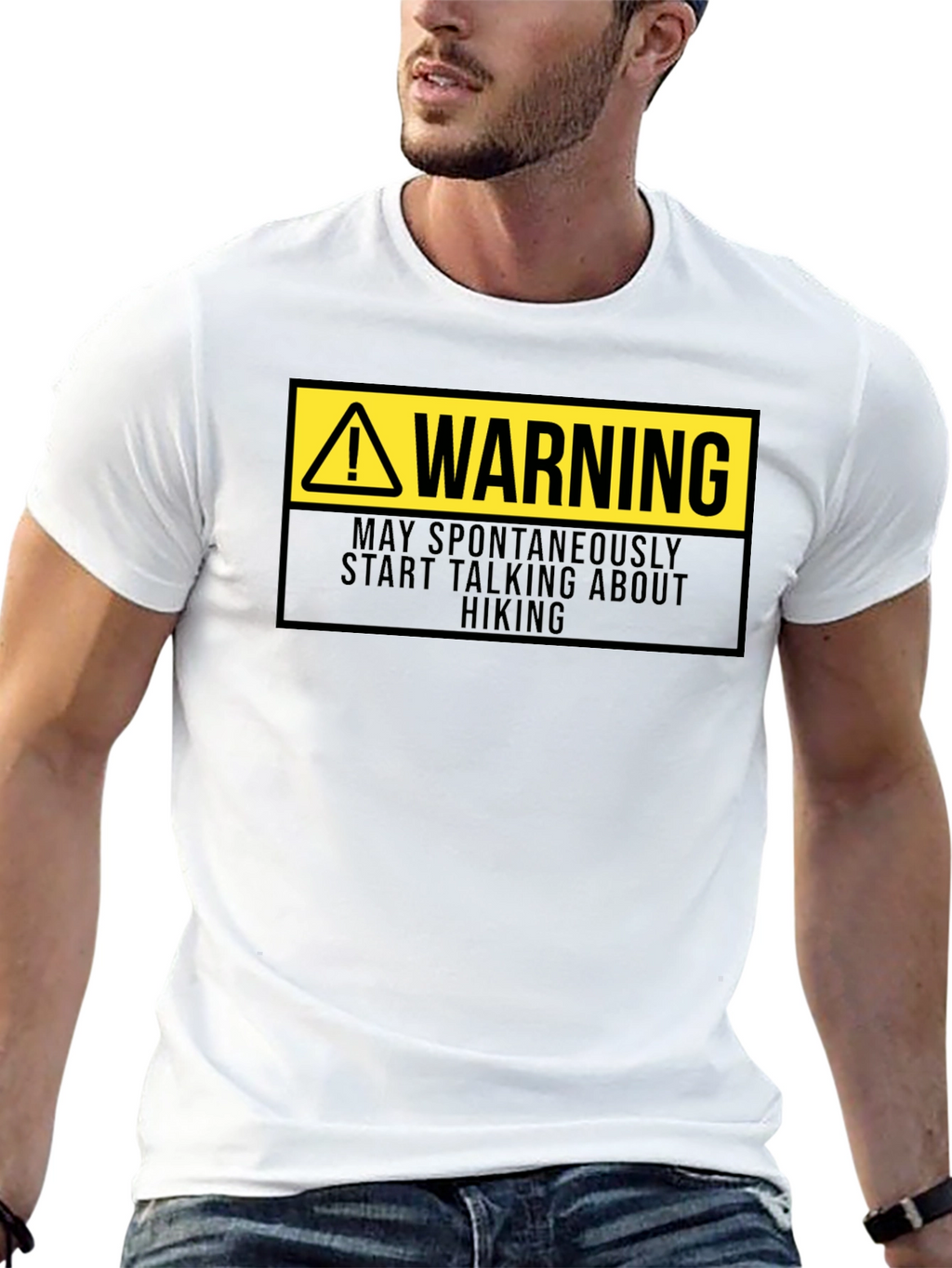 Warning May Spontaneously Talk About Hiking T-Shirt