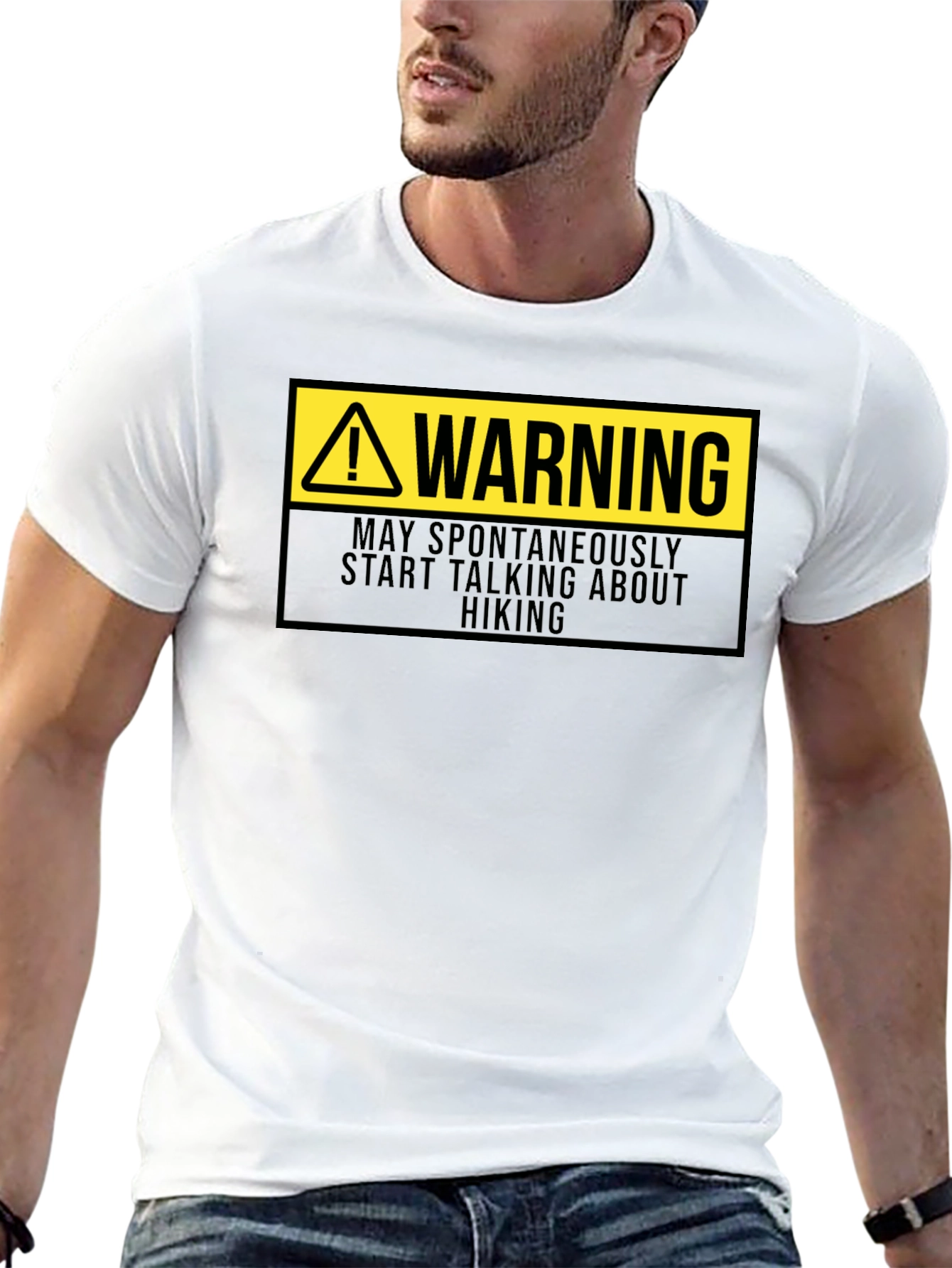 Warning May Spontaneously Talk About Hiking T-Shirt