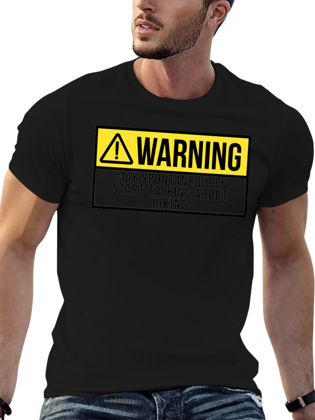Warning May Spontaneously Talk About Hiking T-Shirt