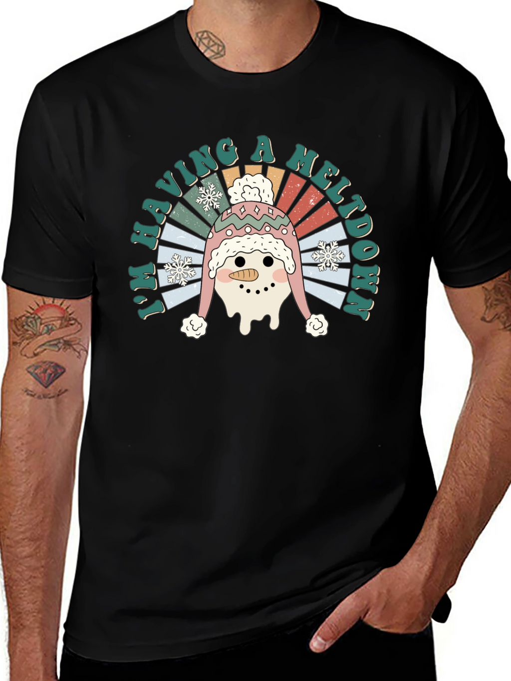 Meltdown Snowman Graphic Tee
