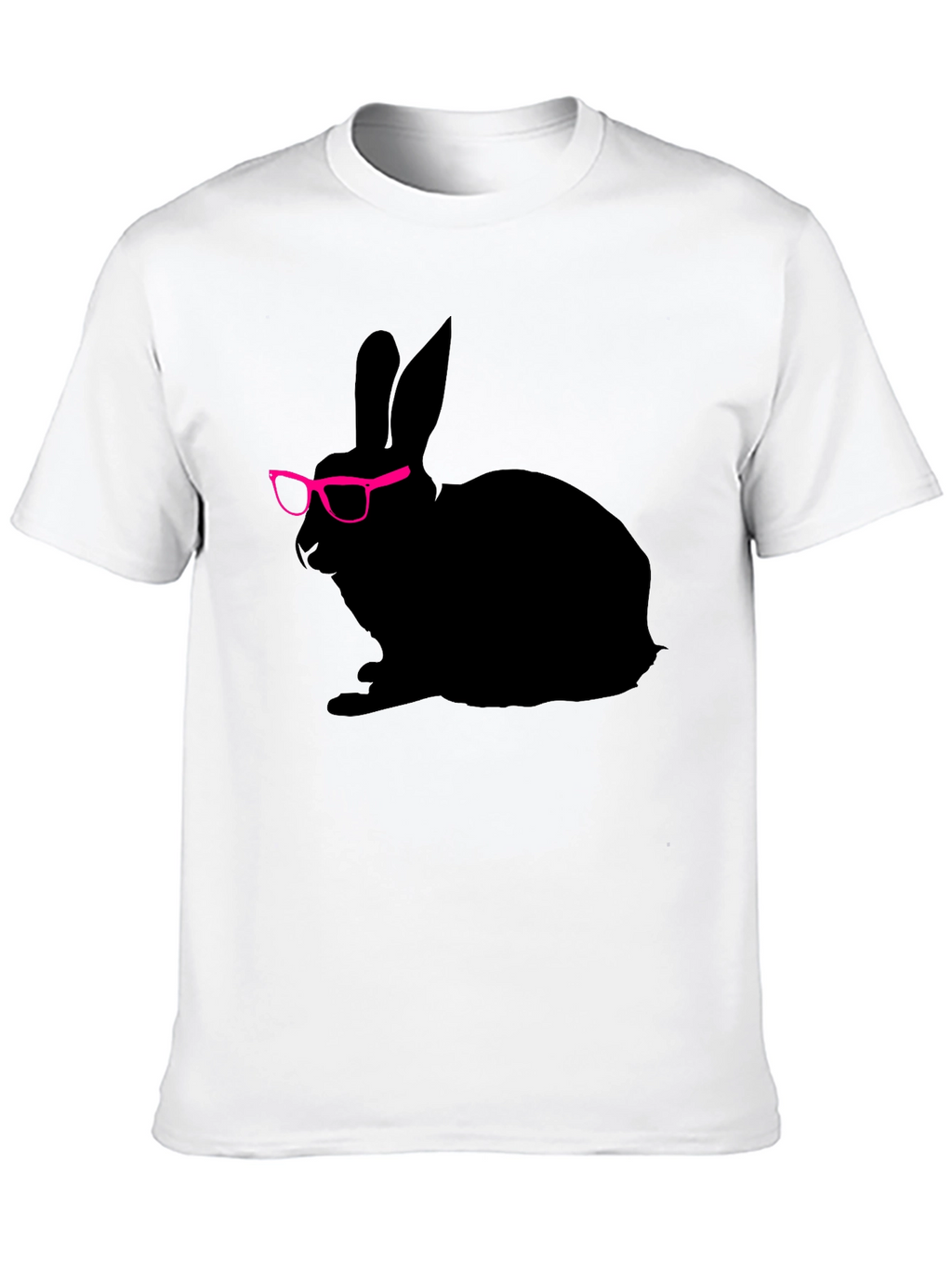 Cool Rabbit with Glasses Graphic Tee
