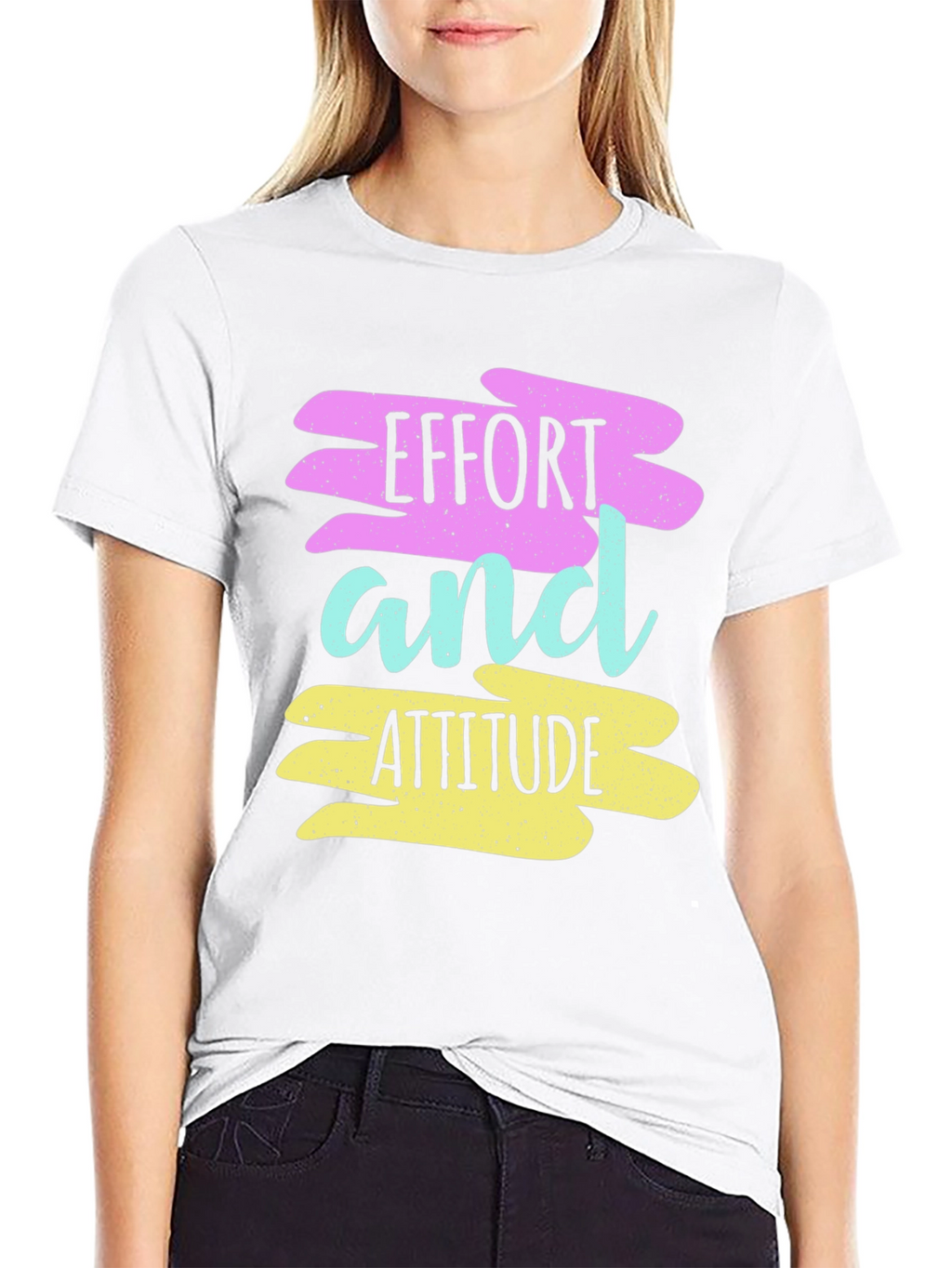 Effort and Attitude T-Shirt - Motivational Graphic Tee