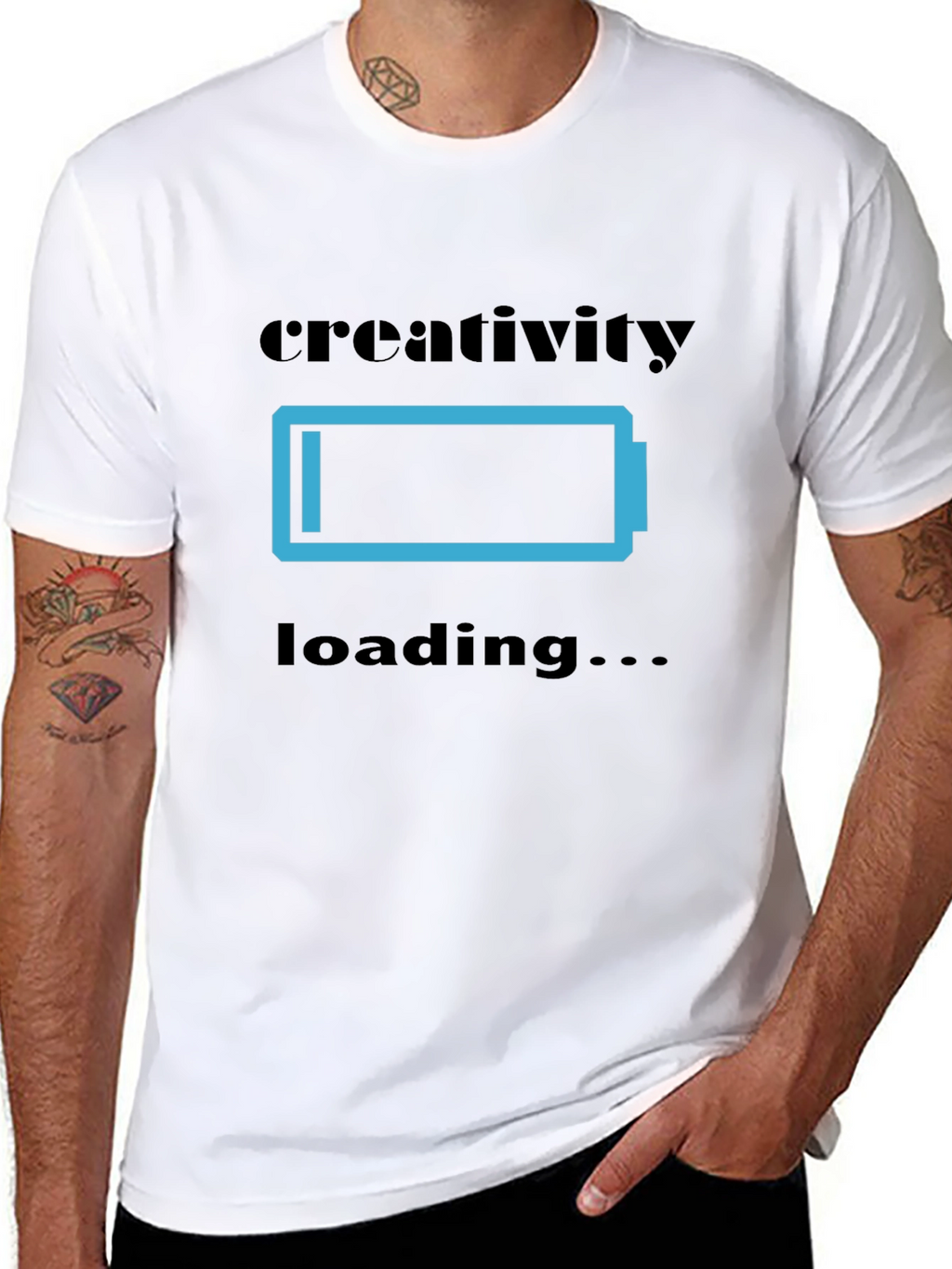 Creativity Loading T-Shirt - Graphic Design Tee