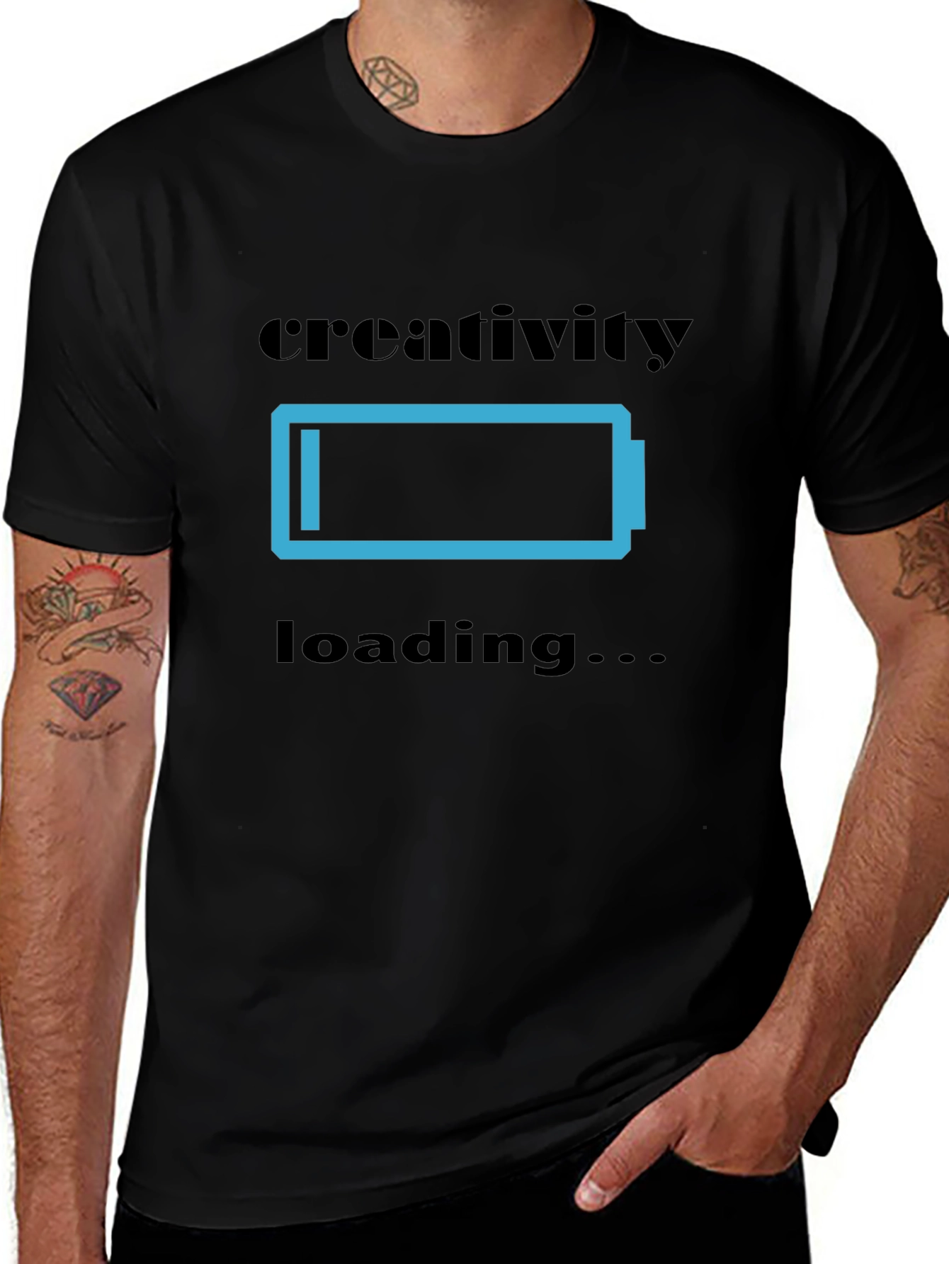 Creativity Loading T-Shirt - Graphic Design Tee