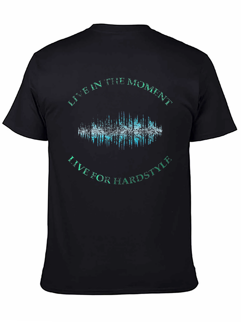 Live In The Moment Black Graphic Tee