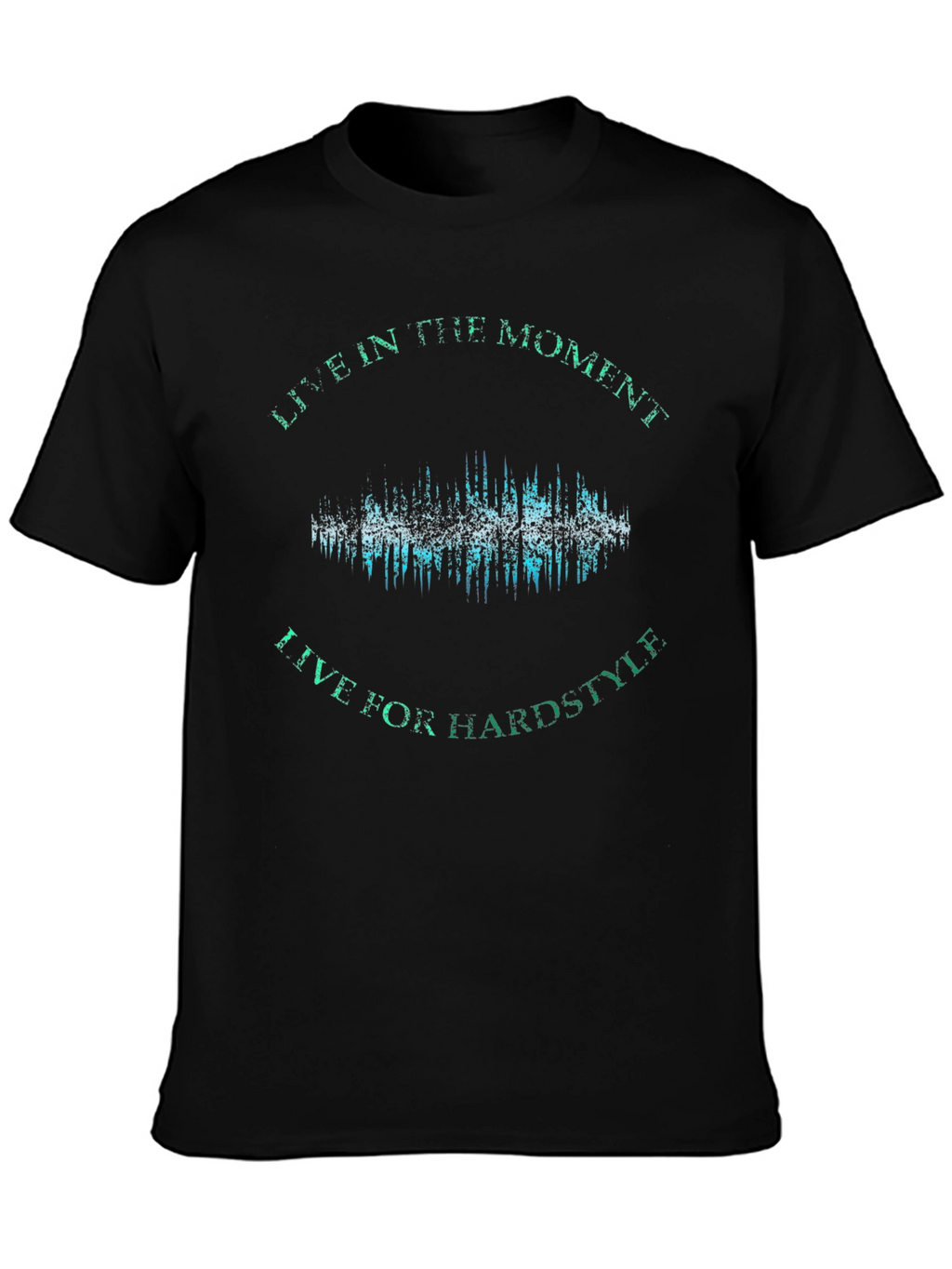 Live In The Moment Black Graphic Tee