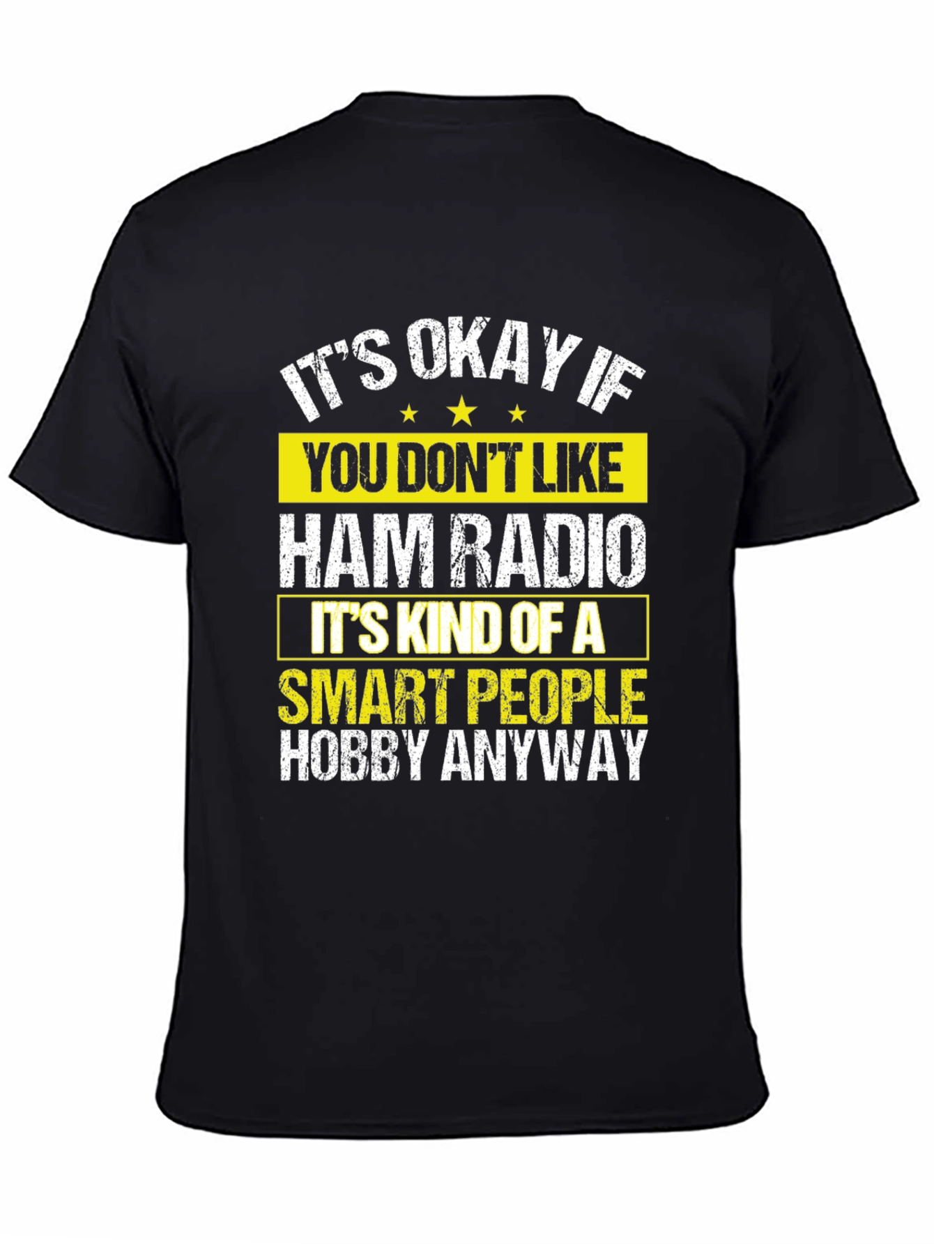 Ham Radio Smart People Hobby Graphic T-Shirt