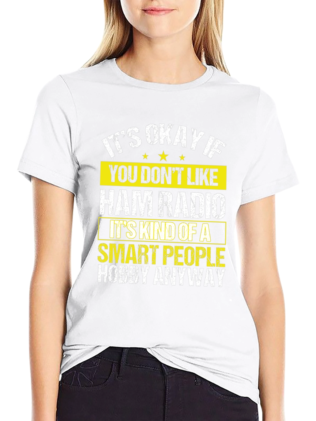 Ham Radio Smart People Hobby Graphic T-Shirt