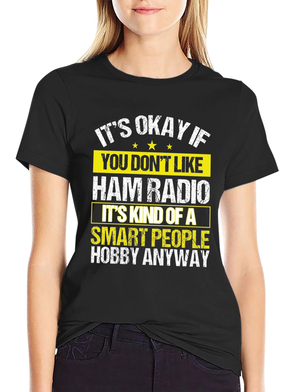 Ham Radio Smart People Hobby Graphic T-Shirt