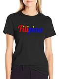 Filipino Pride Black T-Shirt
